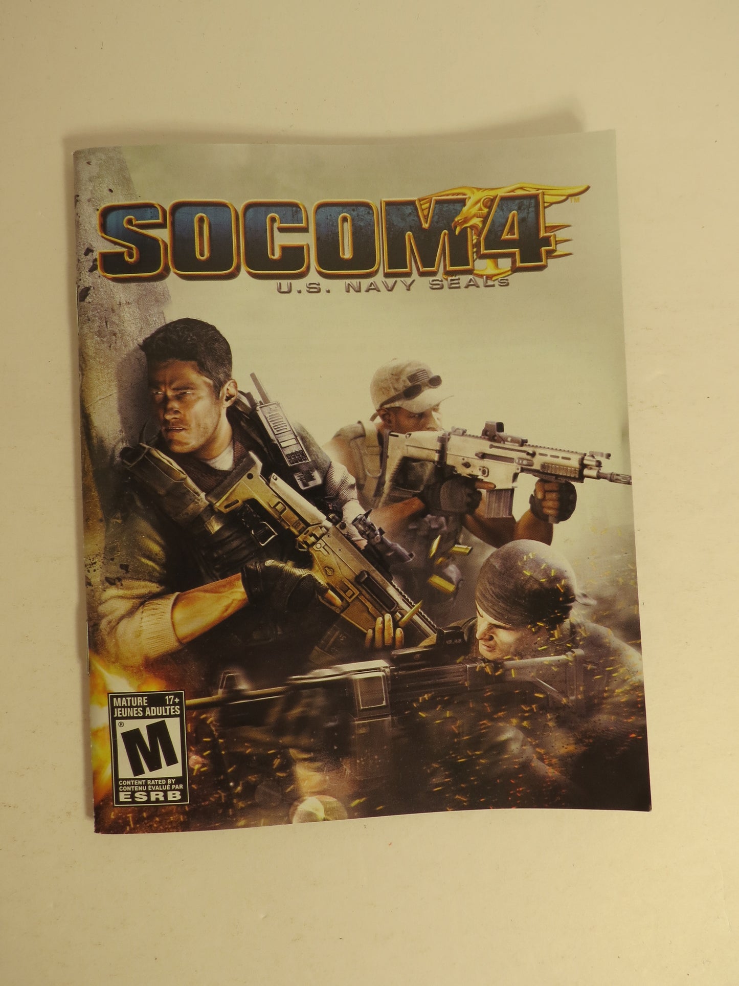 Socom 4: US Navy Seals Playstation 3 PS3 Game CIB
