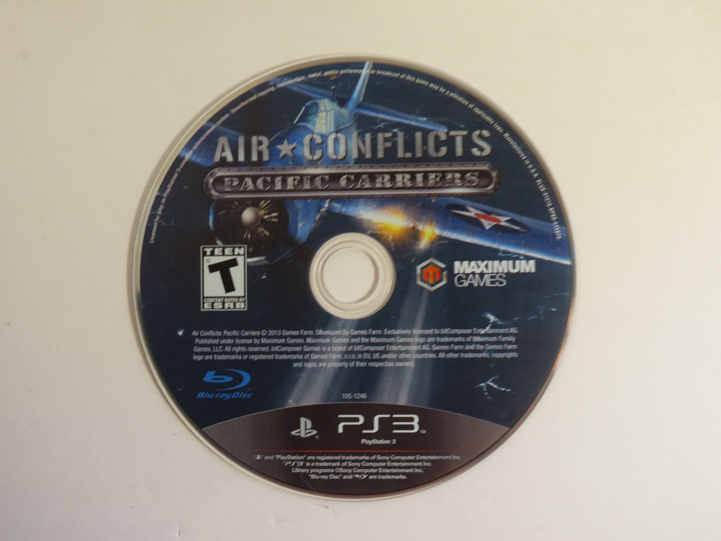 Air Conflicts: Pacific Carriers Playstation 3 PS3 Game CIB