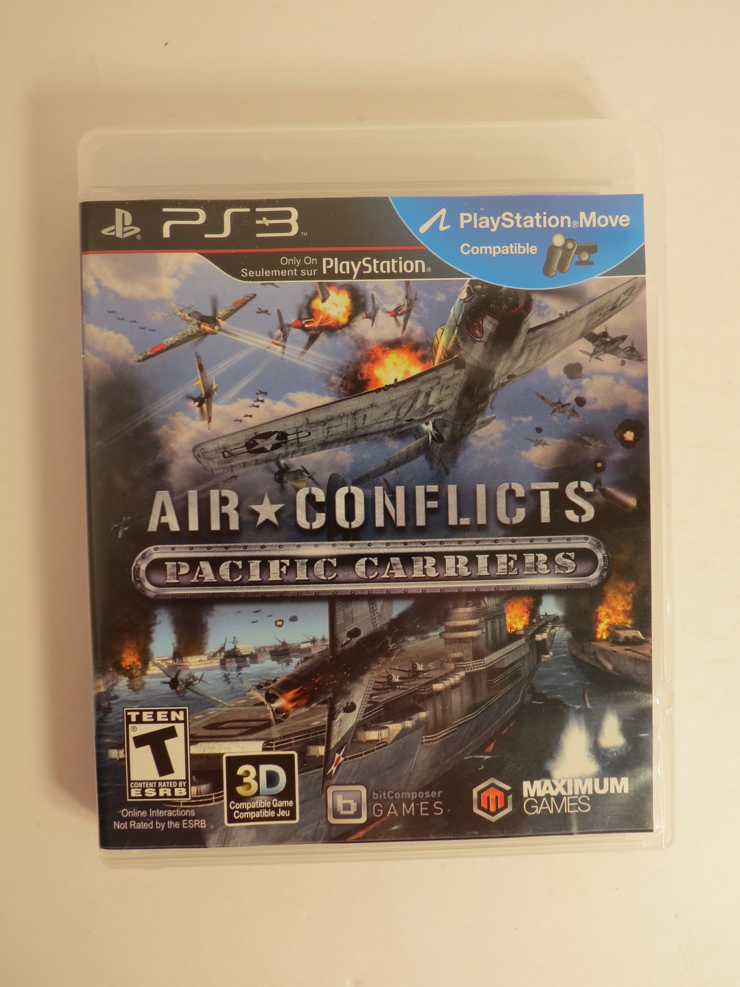 Air Conflicts: Pacific Carriers Playstation 3 PS3 Game CIB