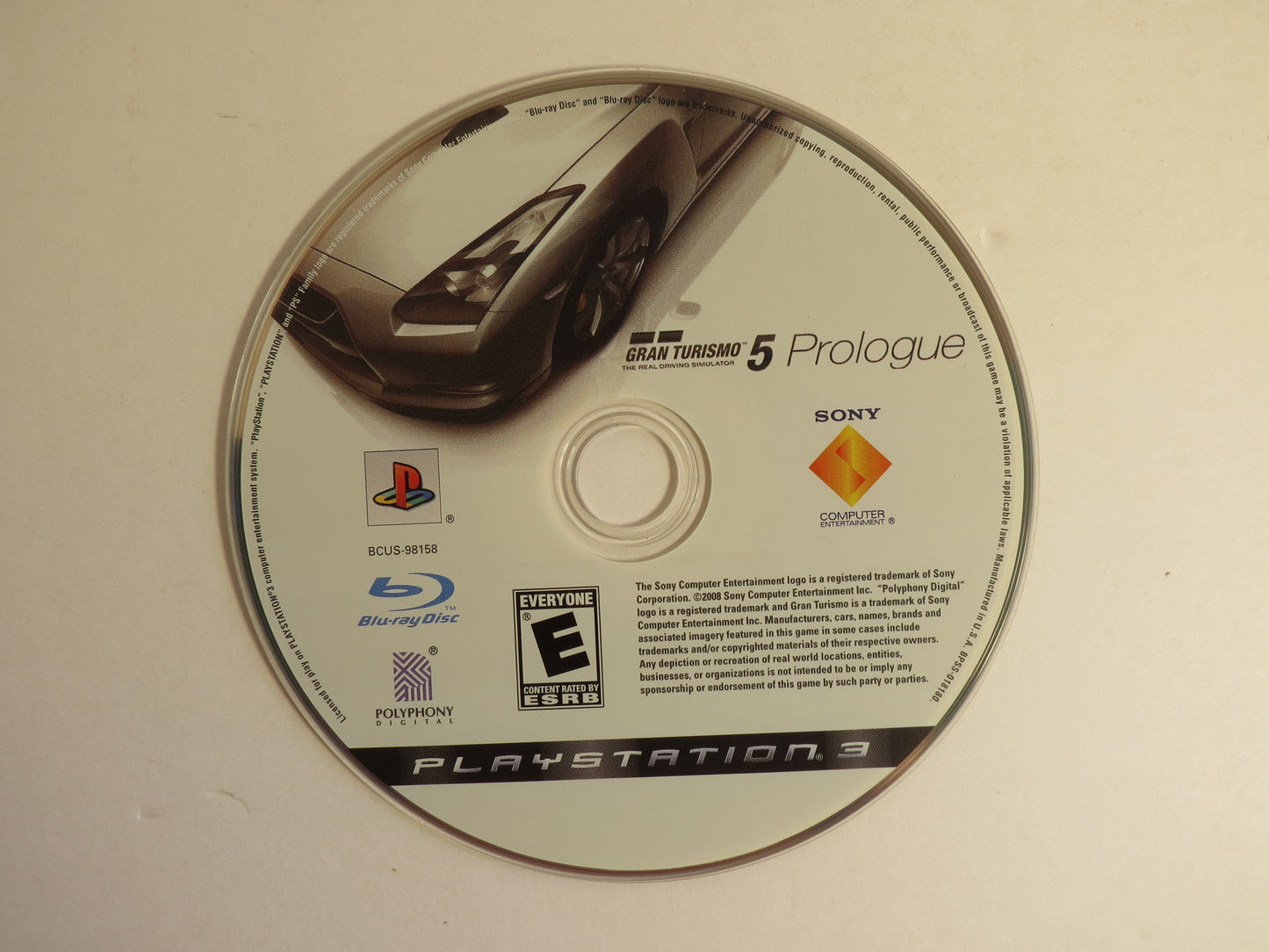 Gran Turismo 5 Prologue Playstation 3 PS3 Game CIB