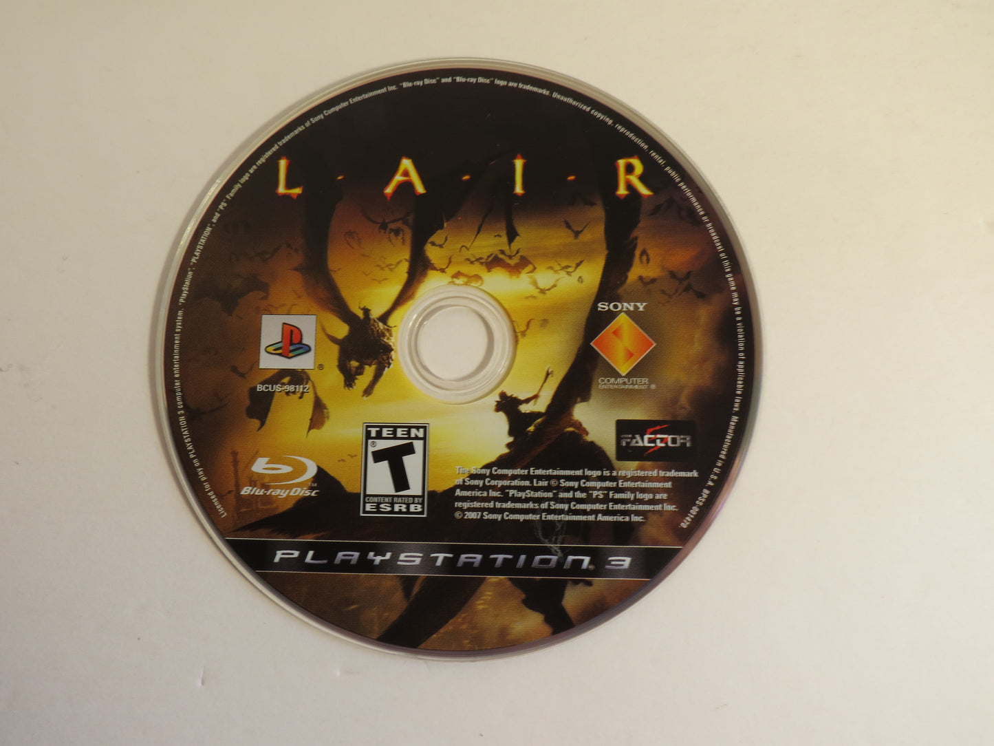 LAIR Playstation 3 PS3 Game CIB