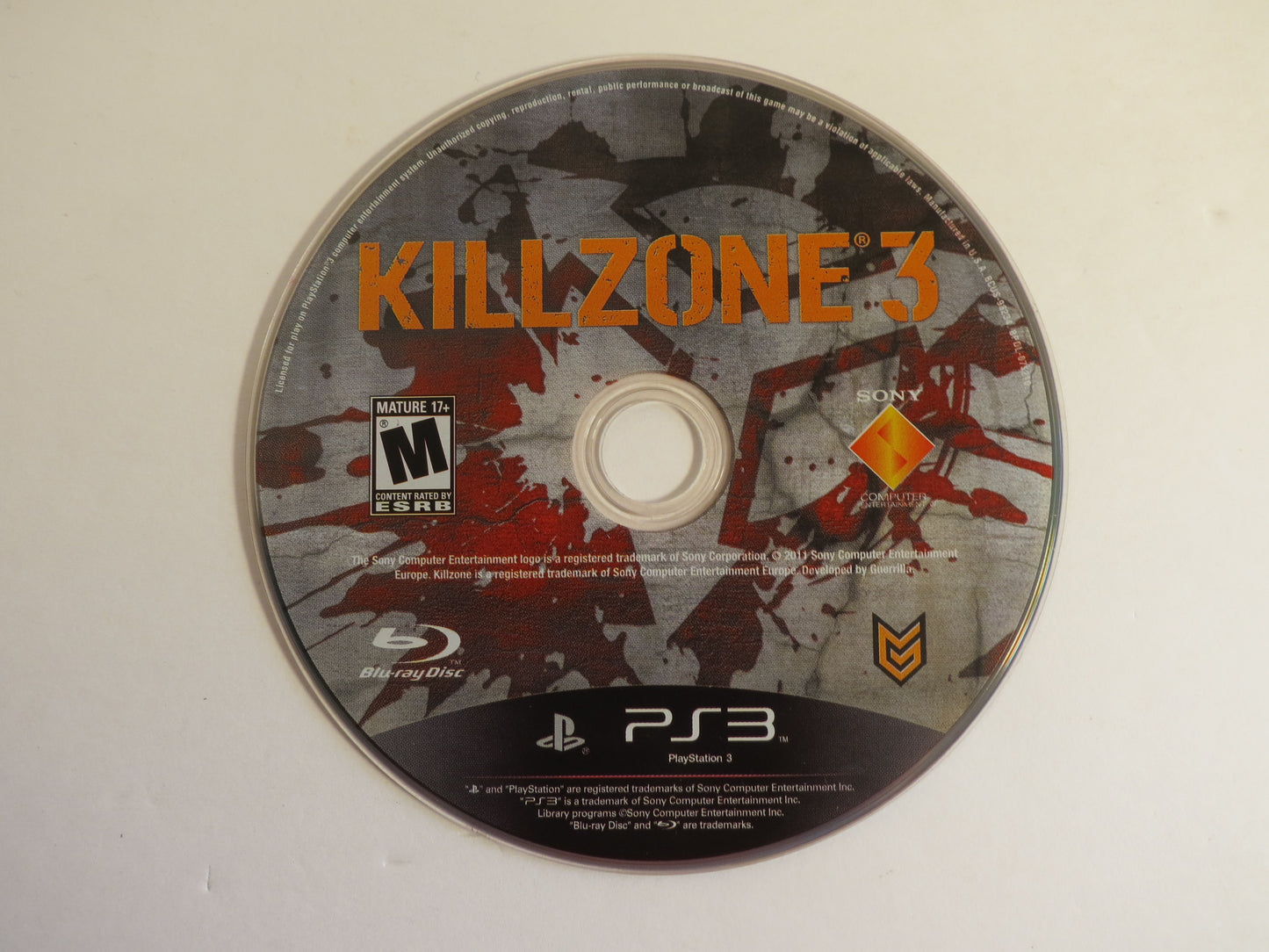 Killzone 3 Playstation 3 PS3 Game CIB