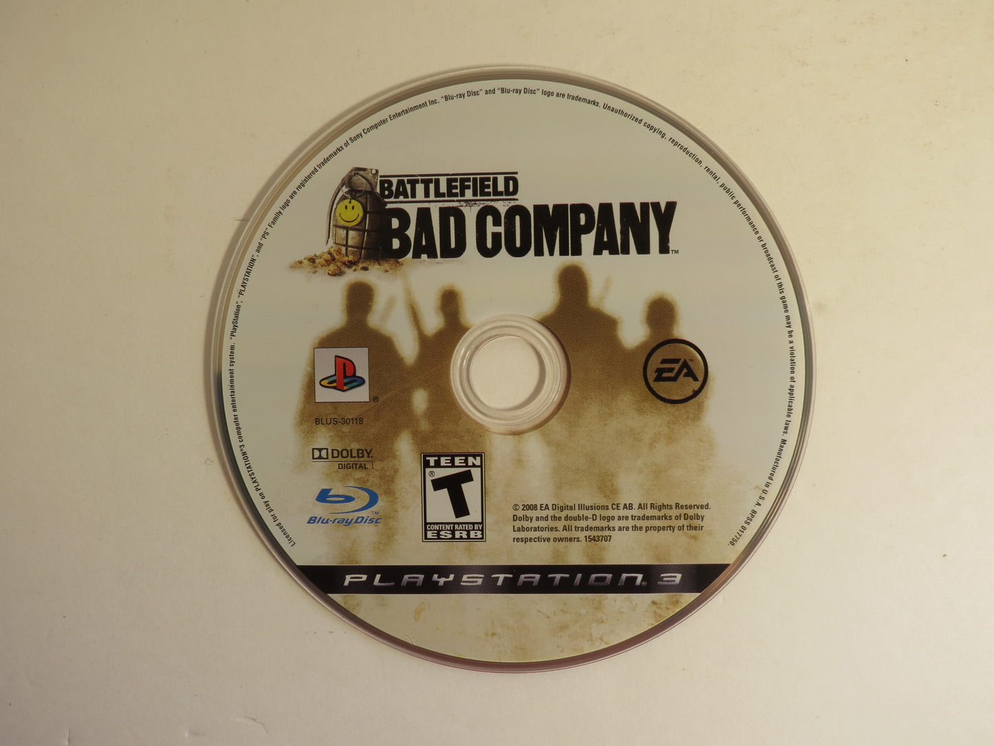 Battlefield Bad Company Playstation 3 PS3 Game CIB