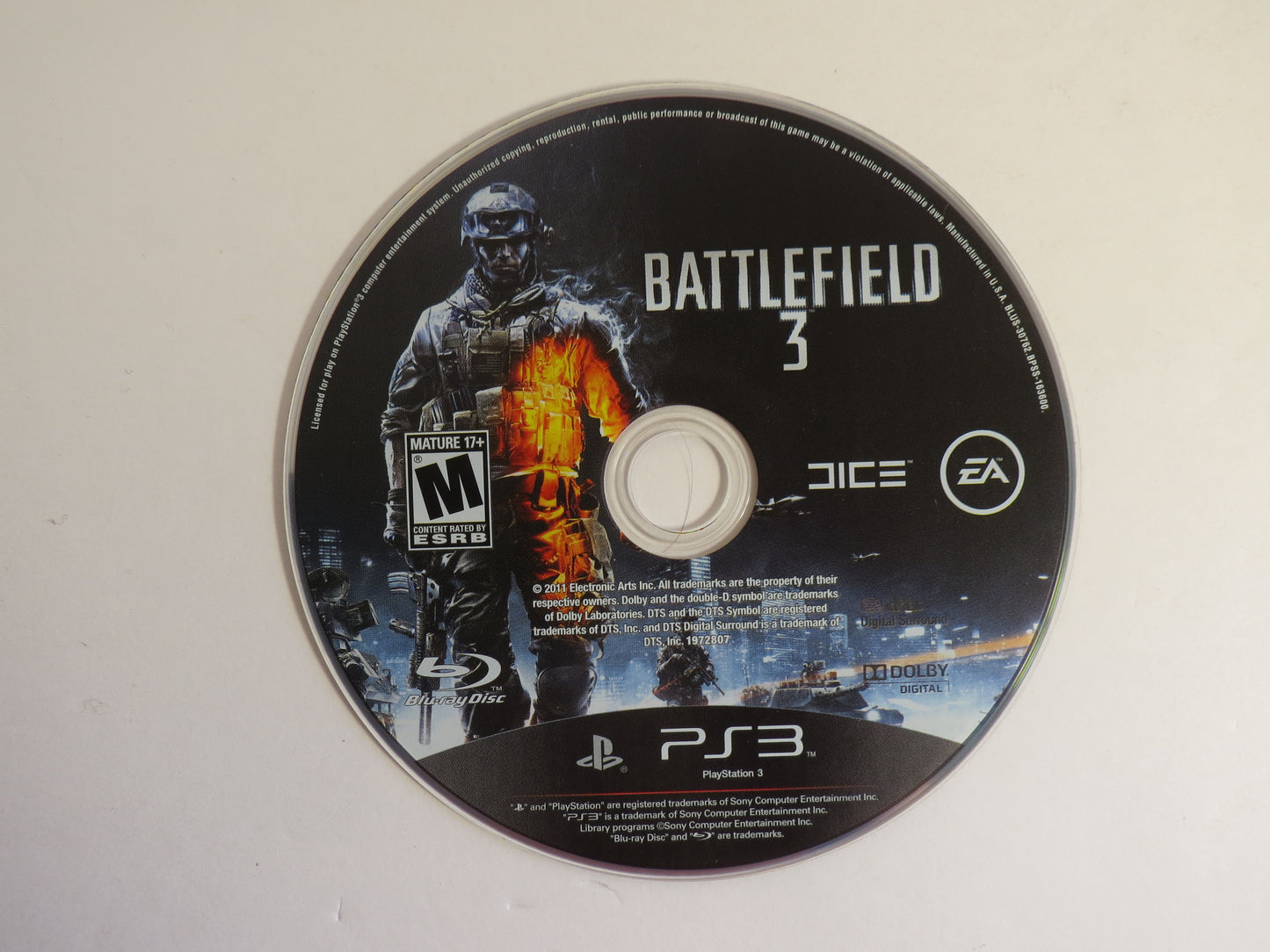 Battlefield 3 Playstation 3 PS3 Game CIB