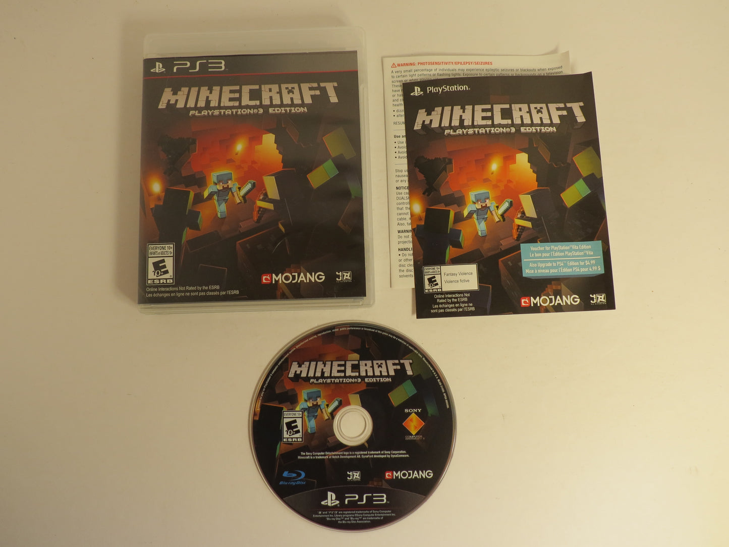 Minecraft Playstation 3 Edition Playstation 3 PS3 Game CB