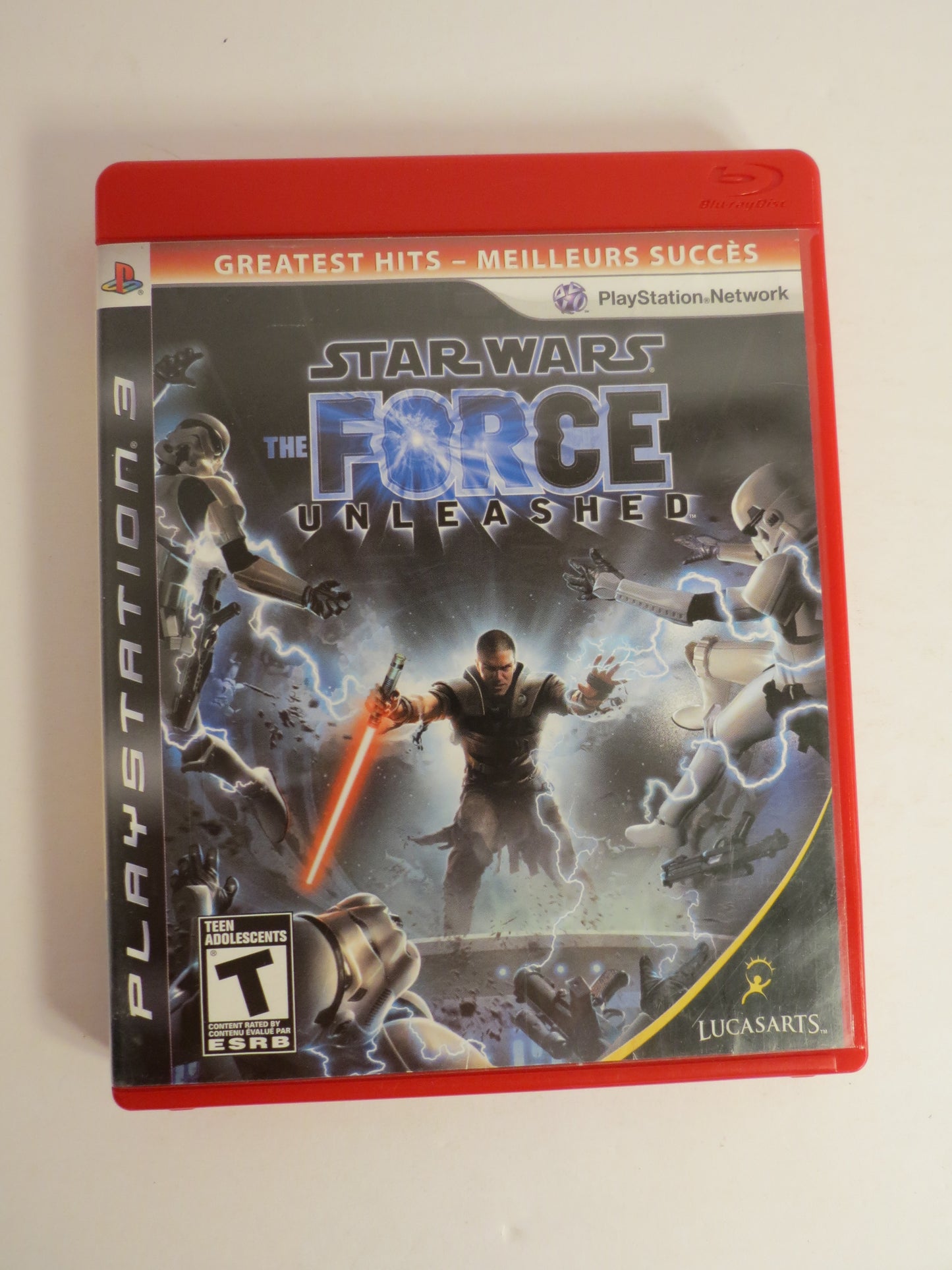 Star Wars the Force Unleashed Greatest Hits Playstation 3 PS3 Game CIB