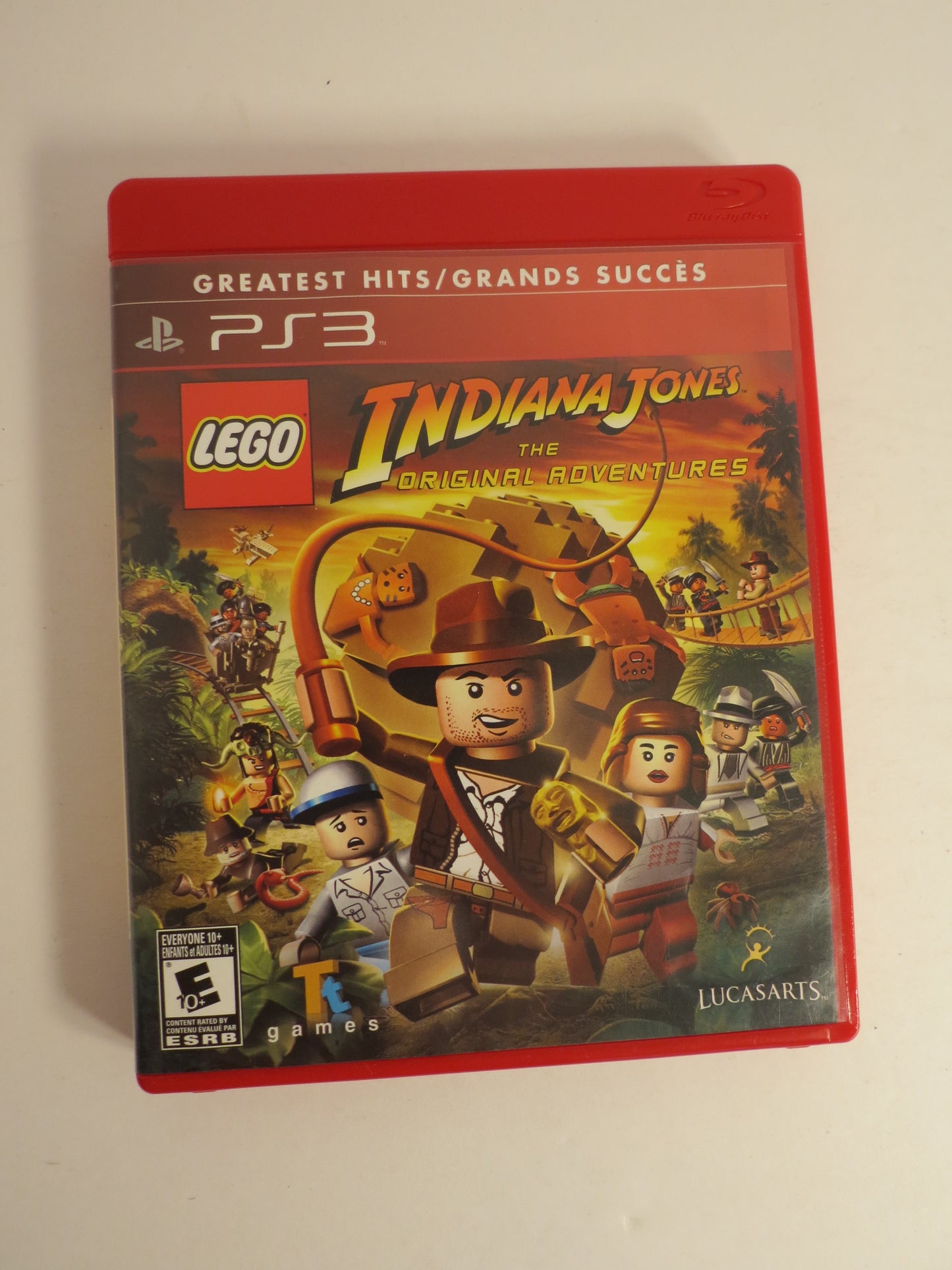 Lego Indiana Jones The Original Adventures Greatest Hits Playstation 3 PS3 Game CIB