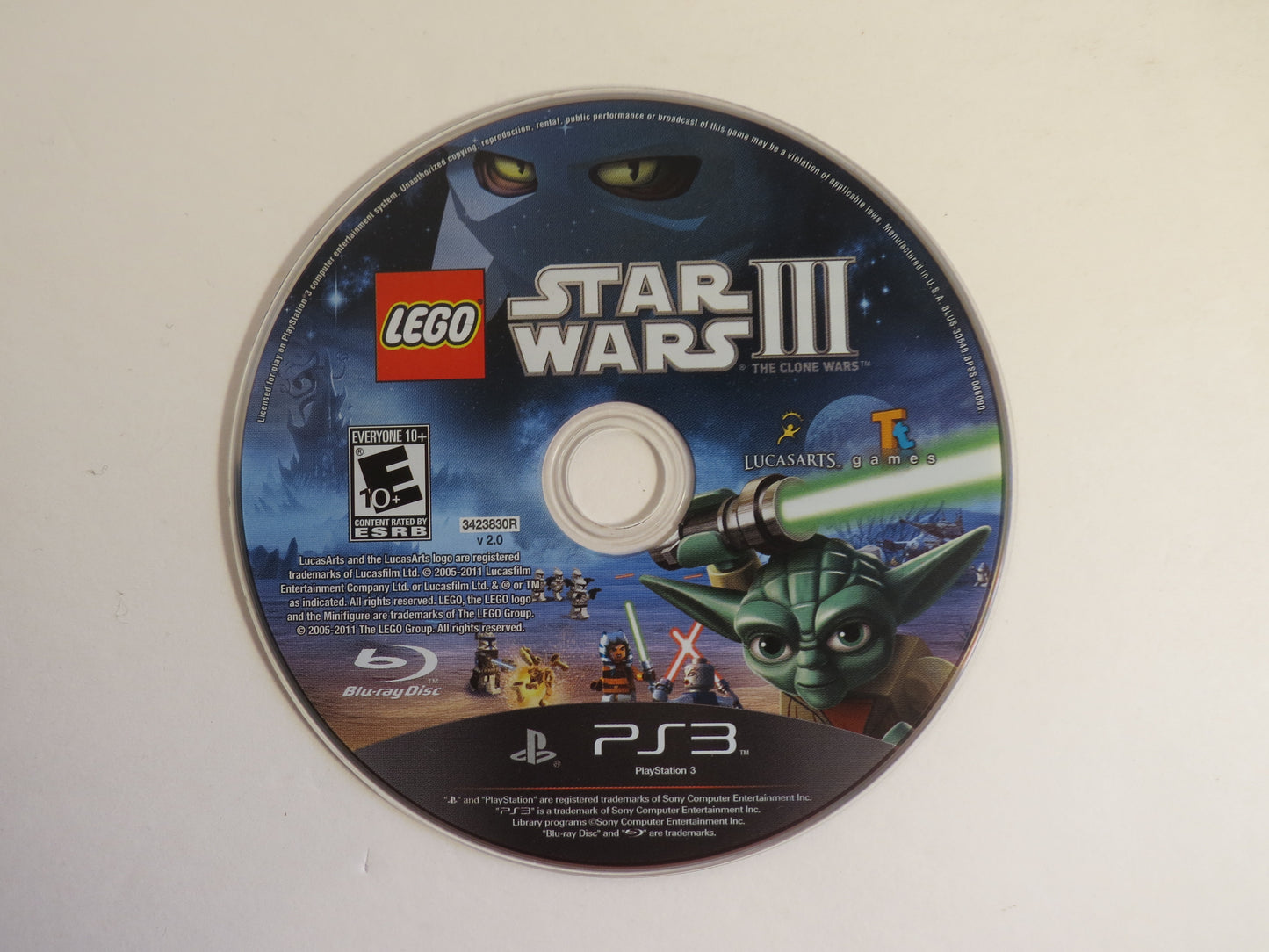 Lego Star Wars III The Clone Wars Playstation 3 PS3 Game CIB