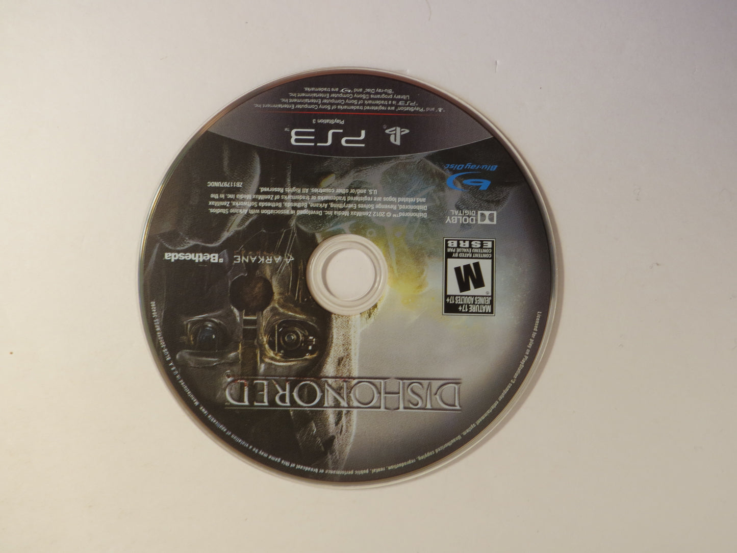 Dishonored Playstation 3 PS3 Game CIB