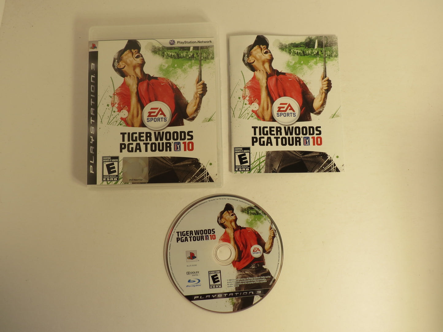 Tiger Woods PGA Tour 10 Playstation 3 PS3 Game CIB