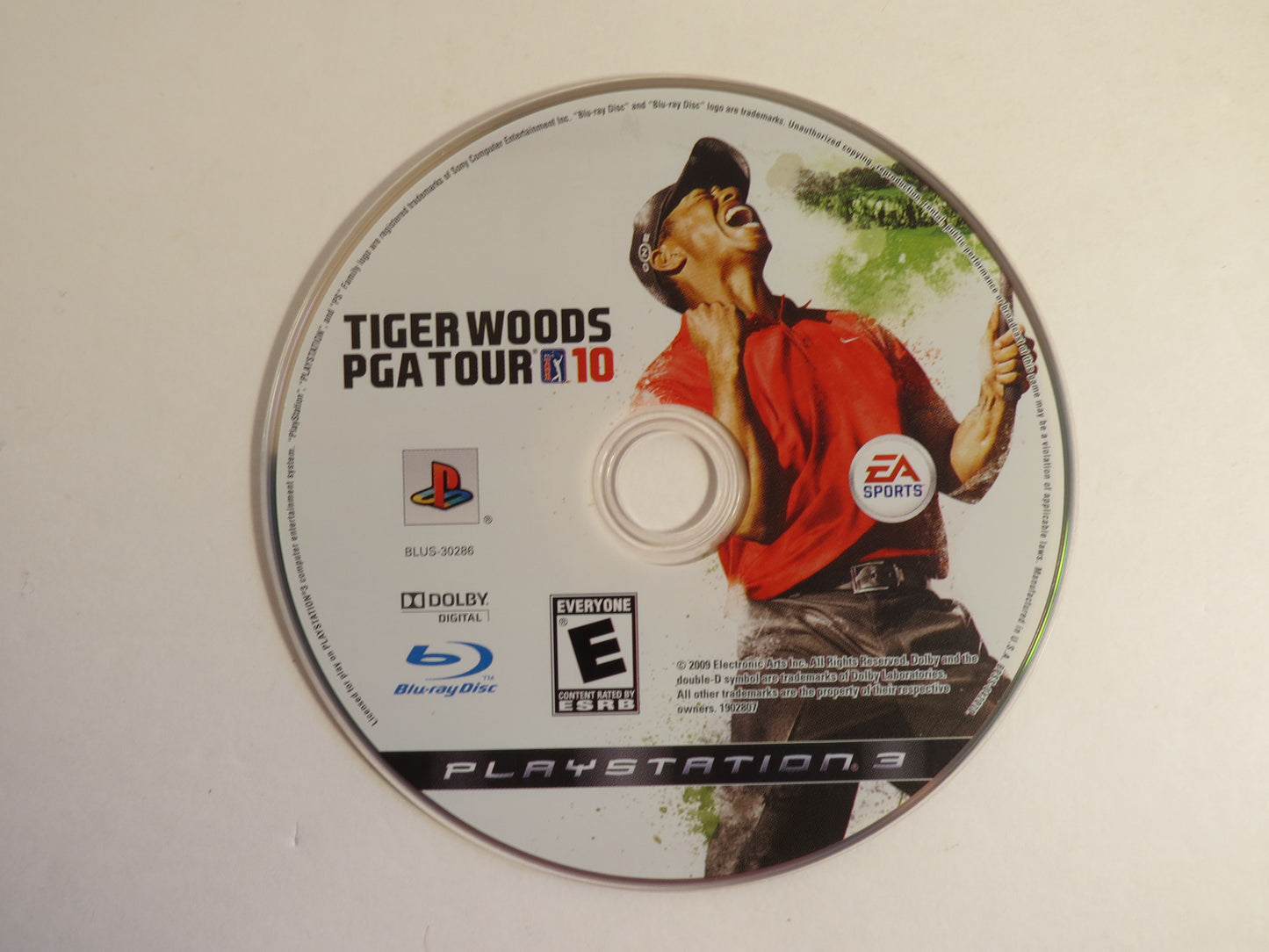 Tiger Woods PGA Tour 10 Playstation 3 PS3 Game CIB