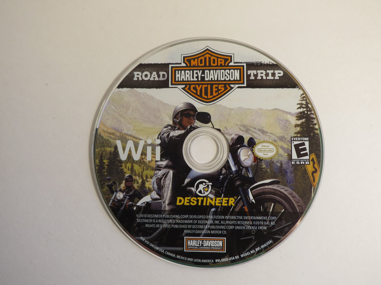 Harley-Davidson: Road Trip Nintendo Wii Game CIB
