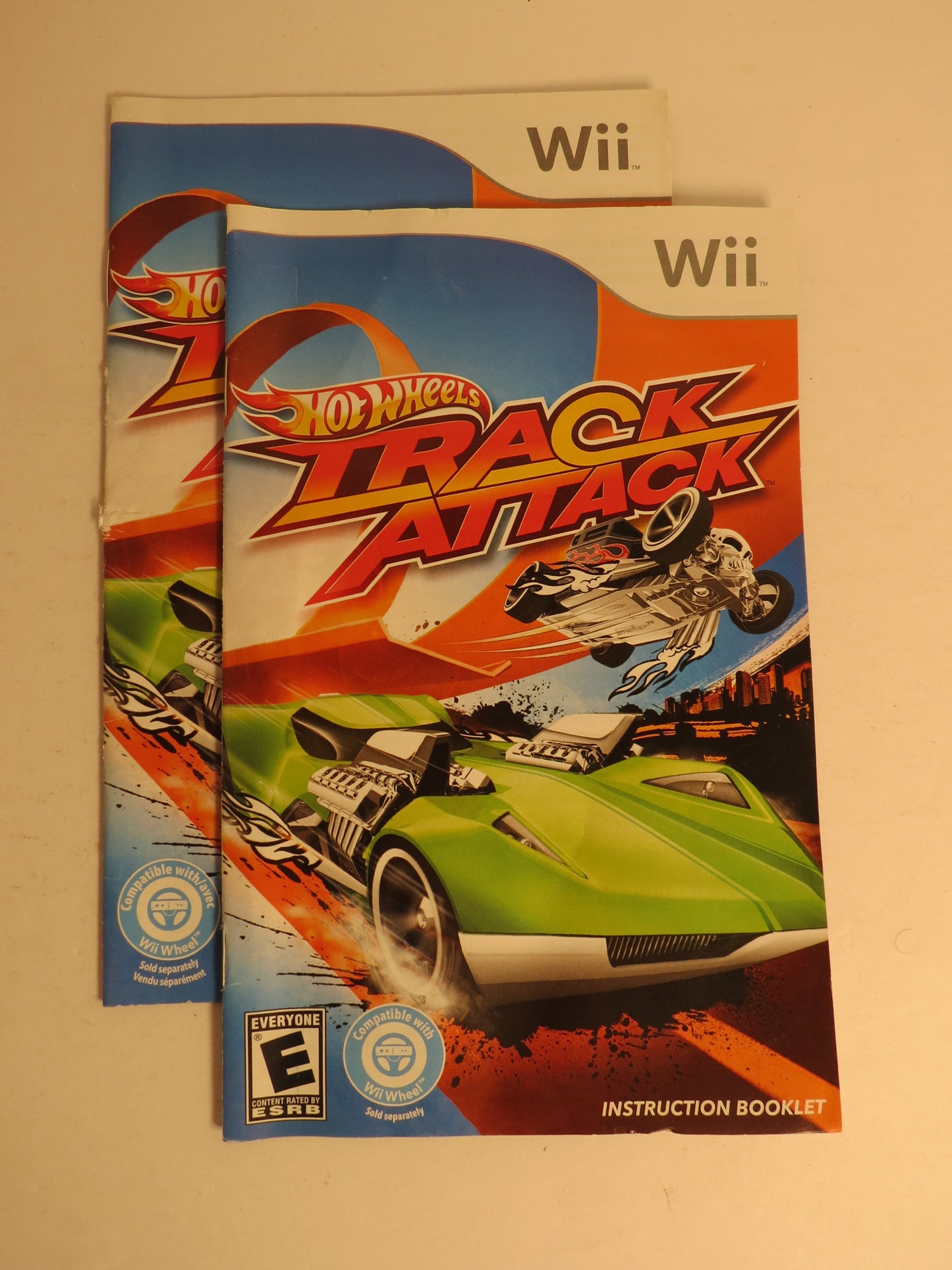 Hot Wheels Track Attack Nintendo Wii Game CIB