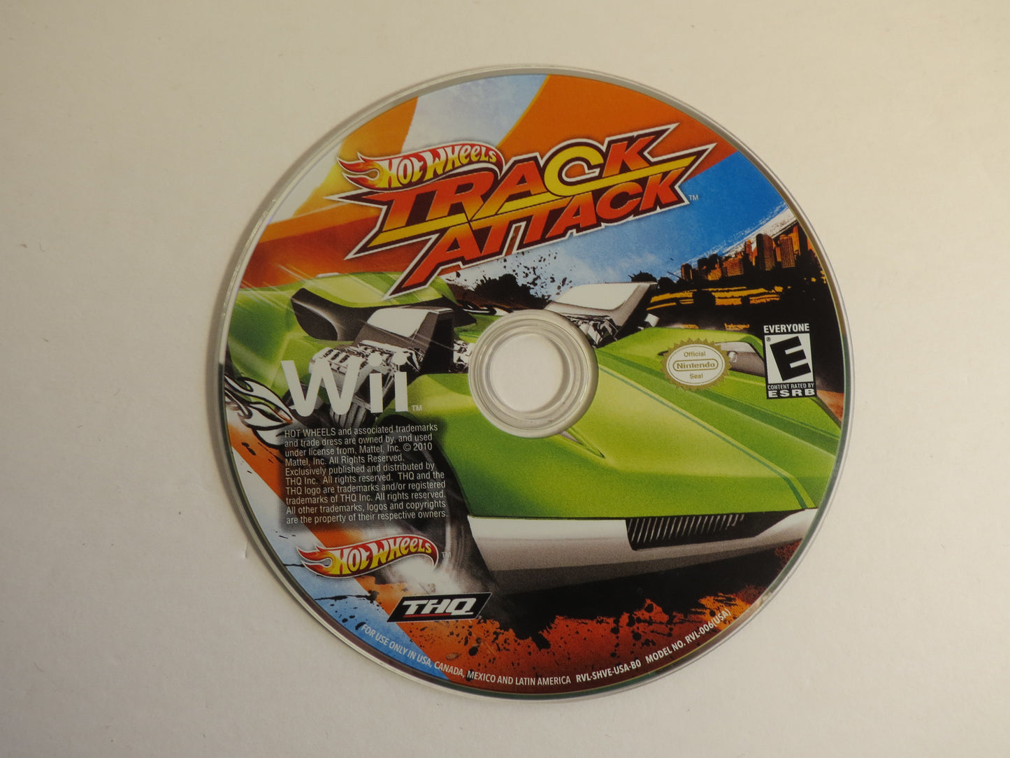 Hot Wheels Track Attack Nintendo Wii Game CIB
