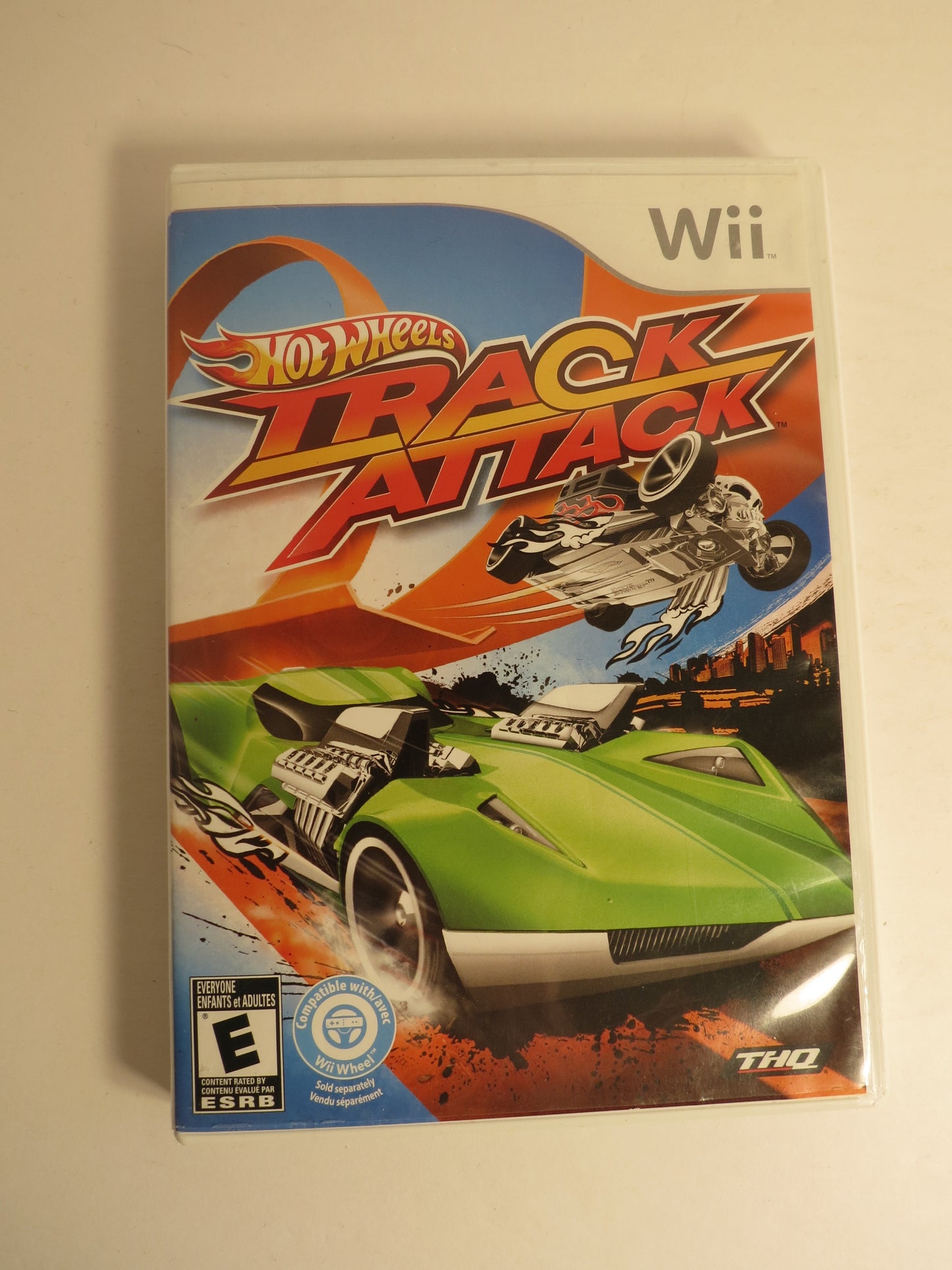 Hot Wheels Track Attack Nintendo Wii Game CIB