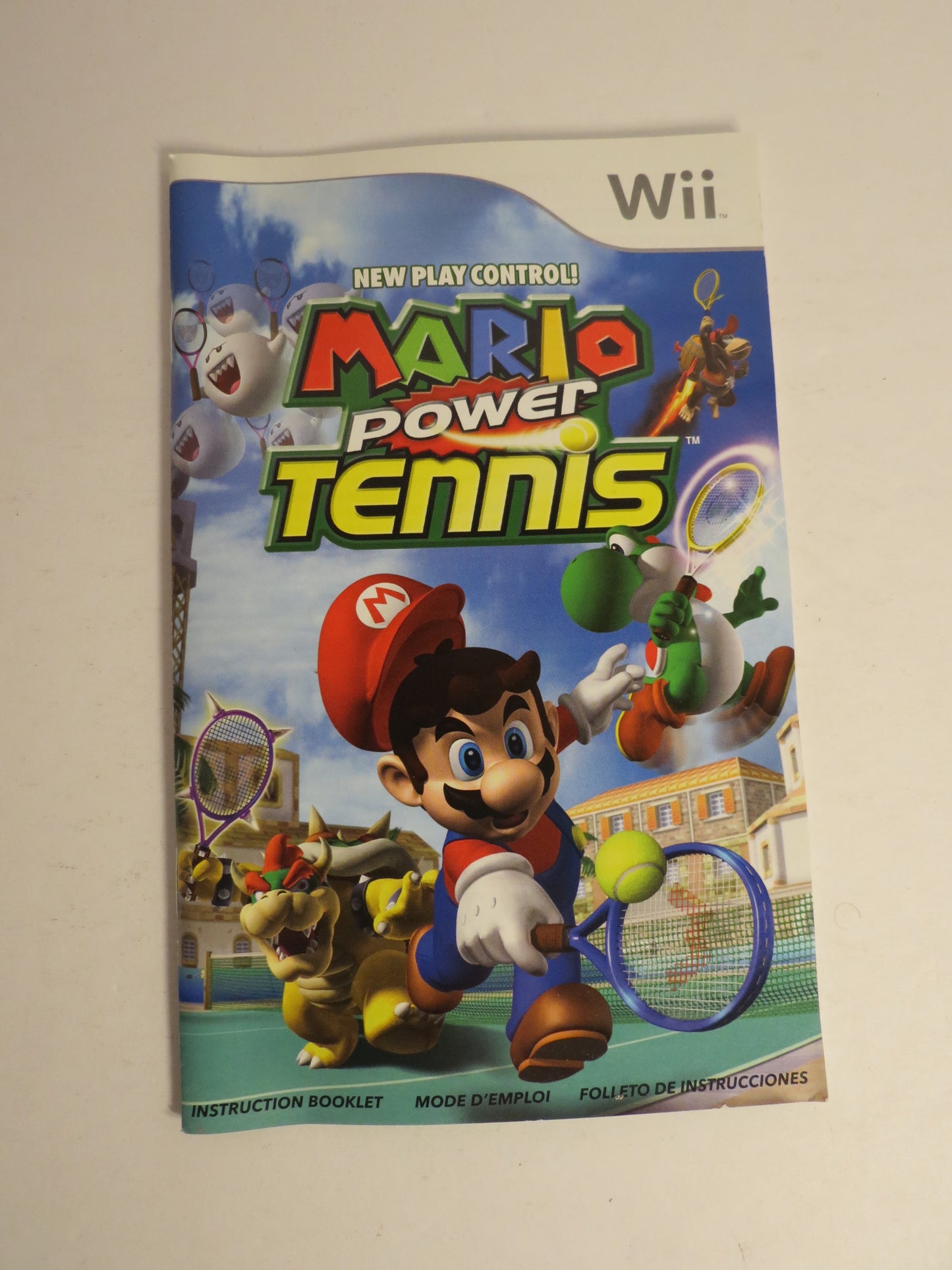 Mario Power Tennis Nintendo Wii Game CIB