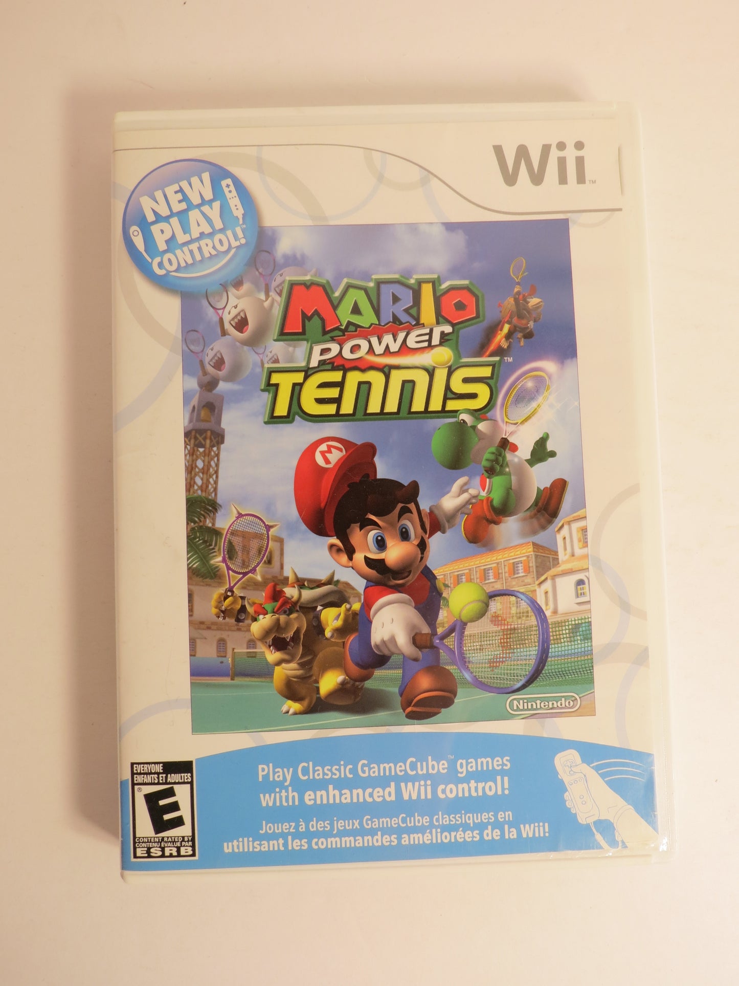 Mario Power Tennis Nintendo Wii Game CIB