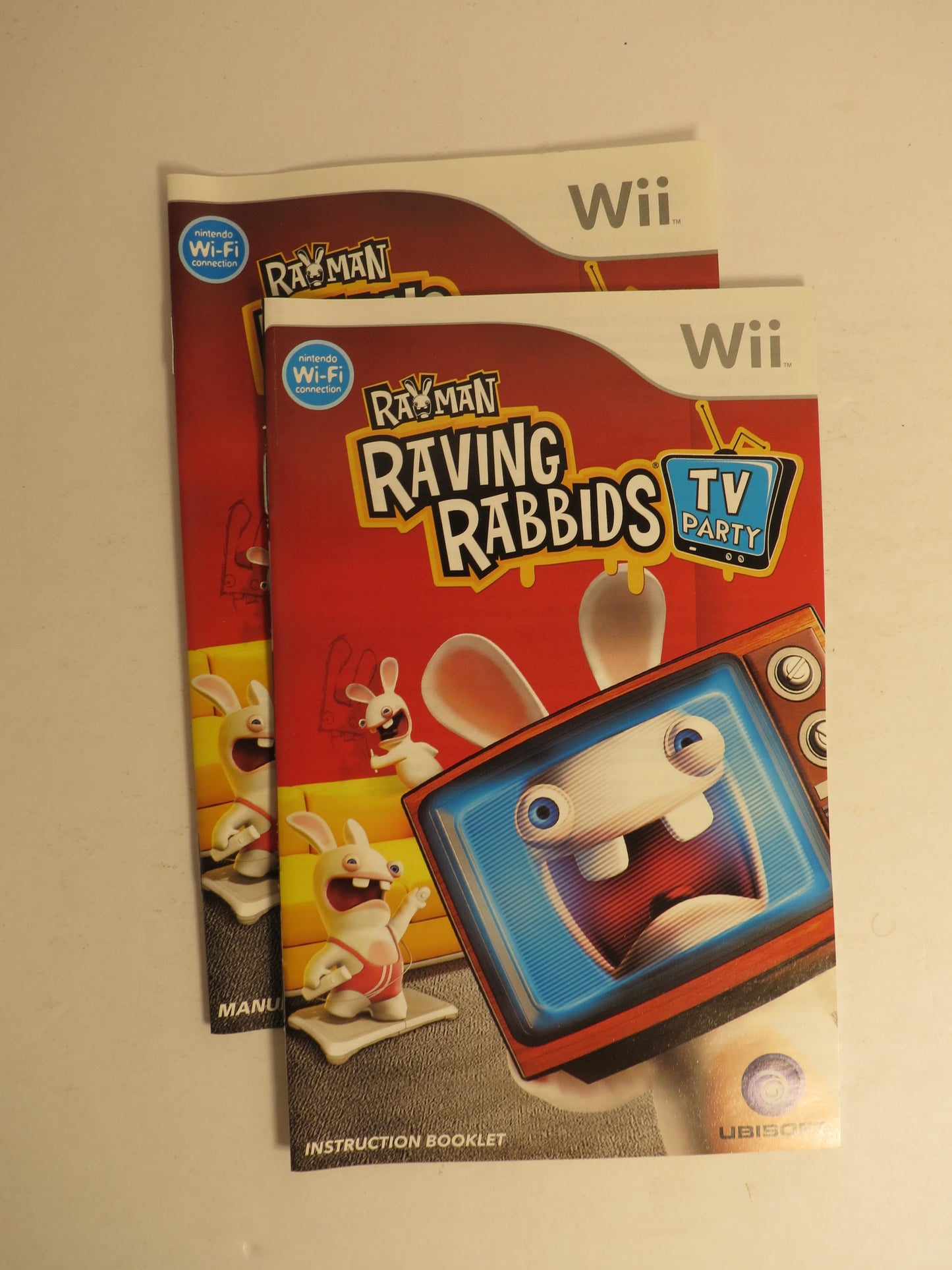 Rayman Raving Rabbids TV Party Nintendo Wii Game CIB