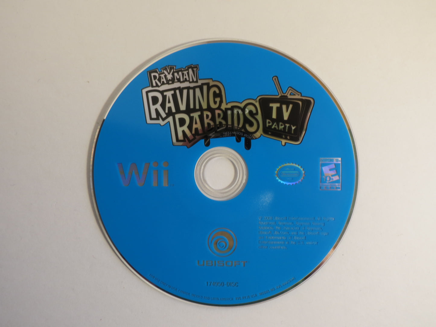 Rayman Raving Rabbids TV Party Nintendo Wii Game CIB