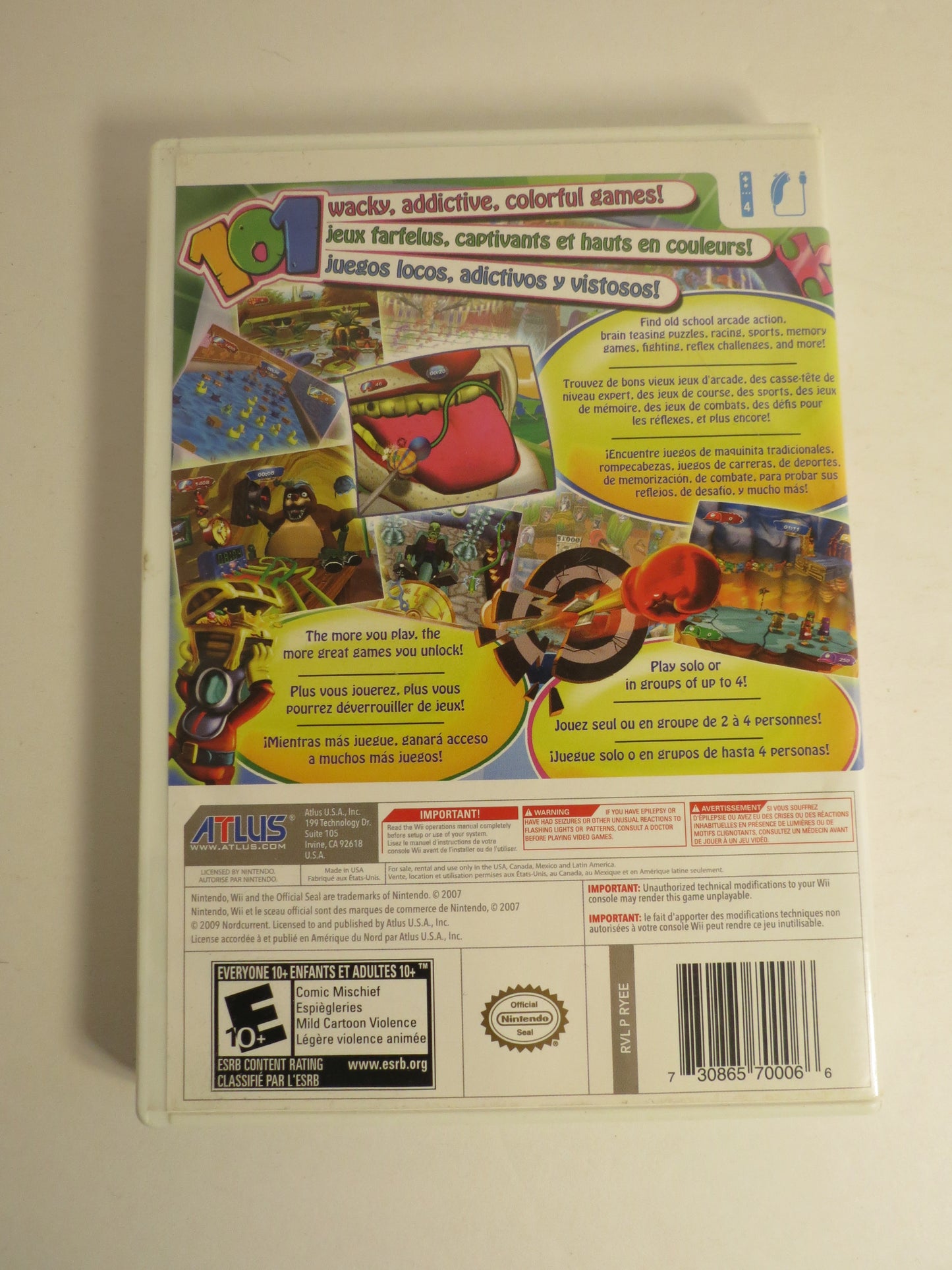101 in 1 Party Megamix Nintendo Wii Game CIB