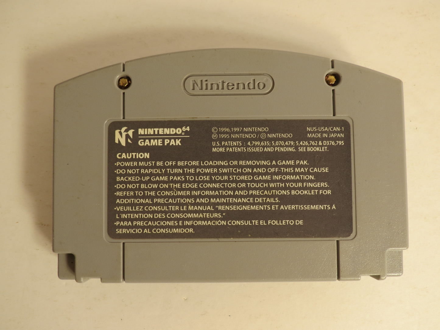 Toy Story 2 Nintendo 64 Game N64