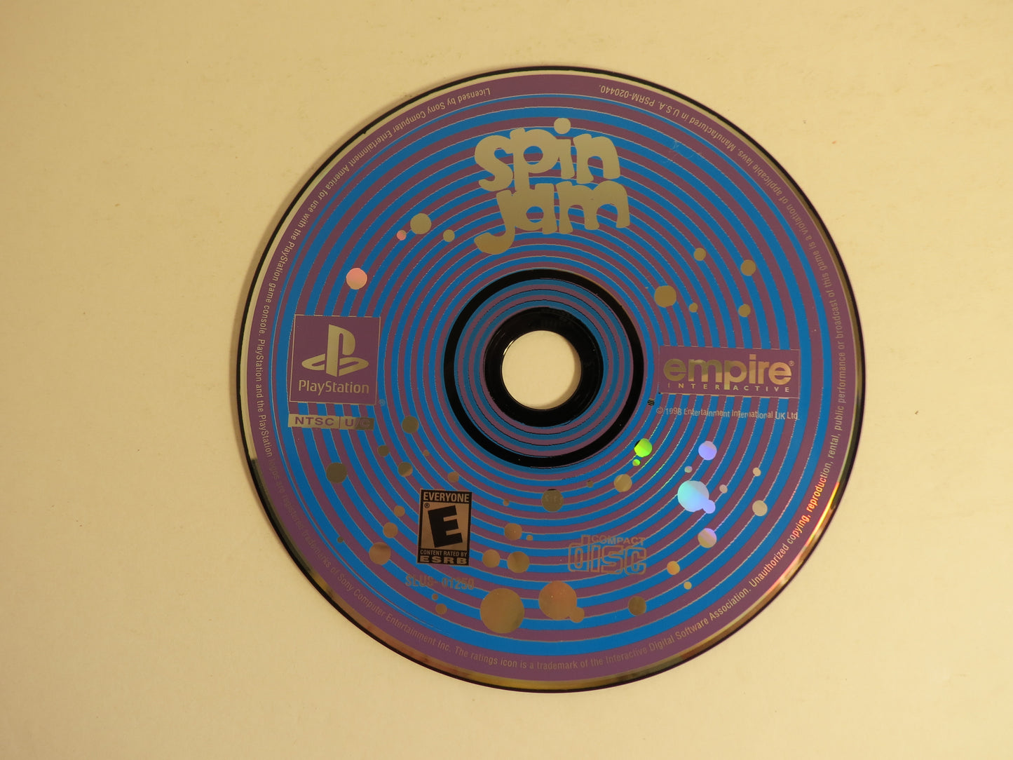 Spin Jam Playstation 1 PS1 Game CIB