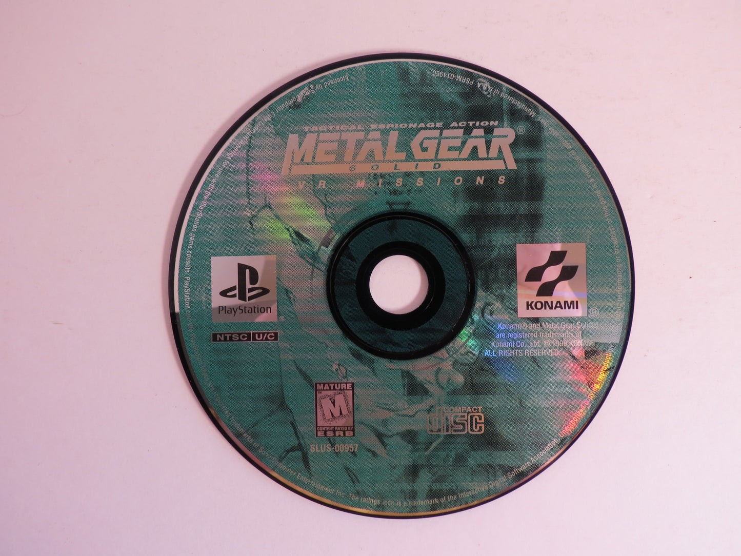 Metal Gear Solid VR Missions Playstation 1 PS1 Game CIB
