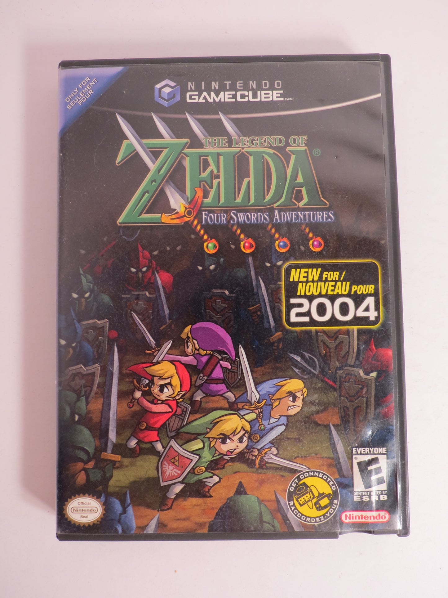 The Legend of Zelda: Four Swords Adventures New for 2004 Nintendo Gamecube Game CIB