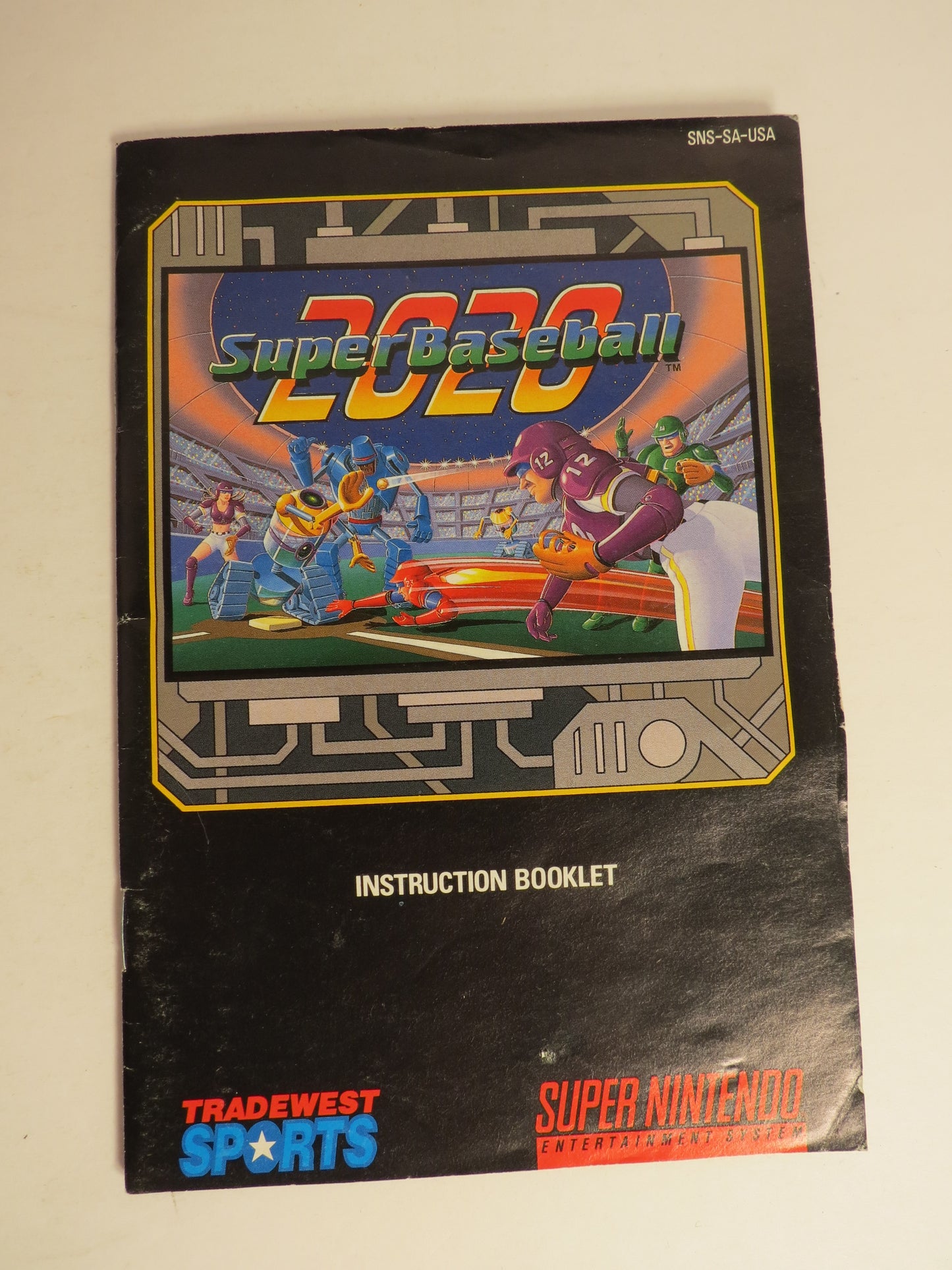 Super Baseball 2020 Super Nintendo SNES Game CIB Complete