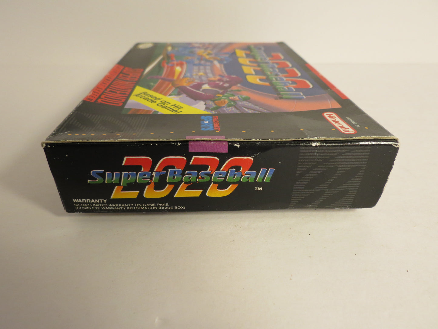 Super Baseball 2020 Super Nintendo SNES Game CIB Complete