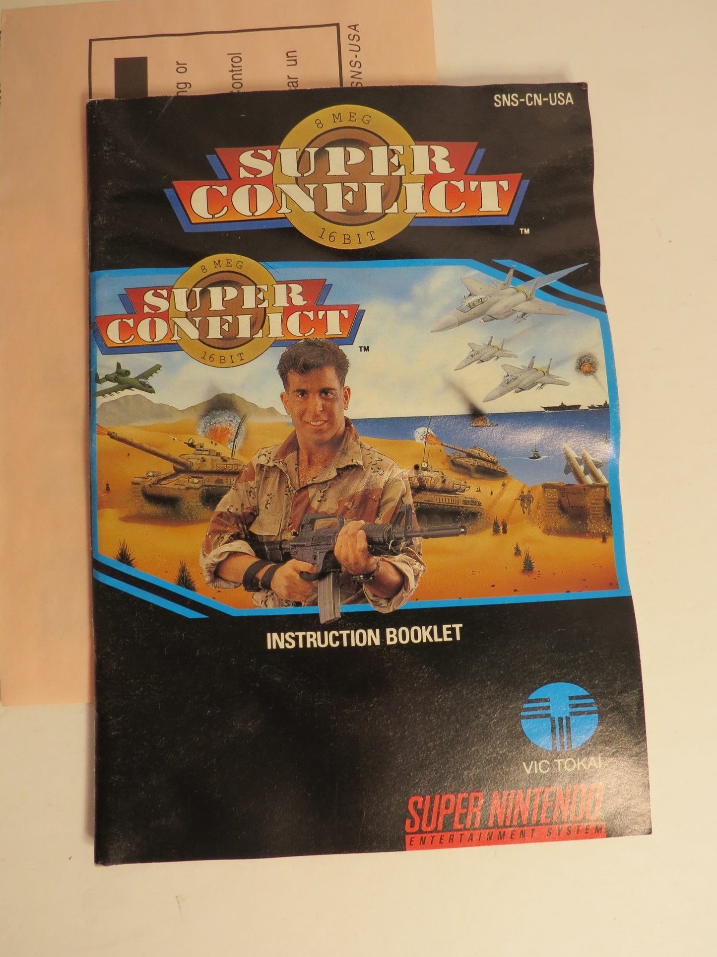 Super Conflict Super Nintendo SNES Game CIB Complete