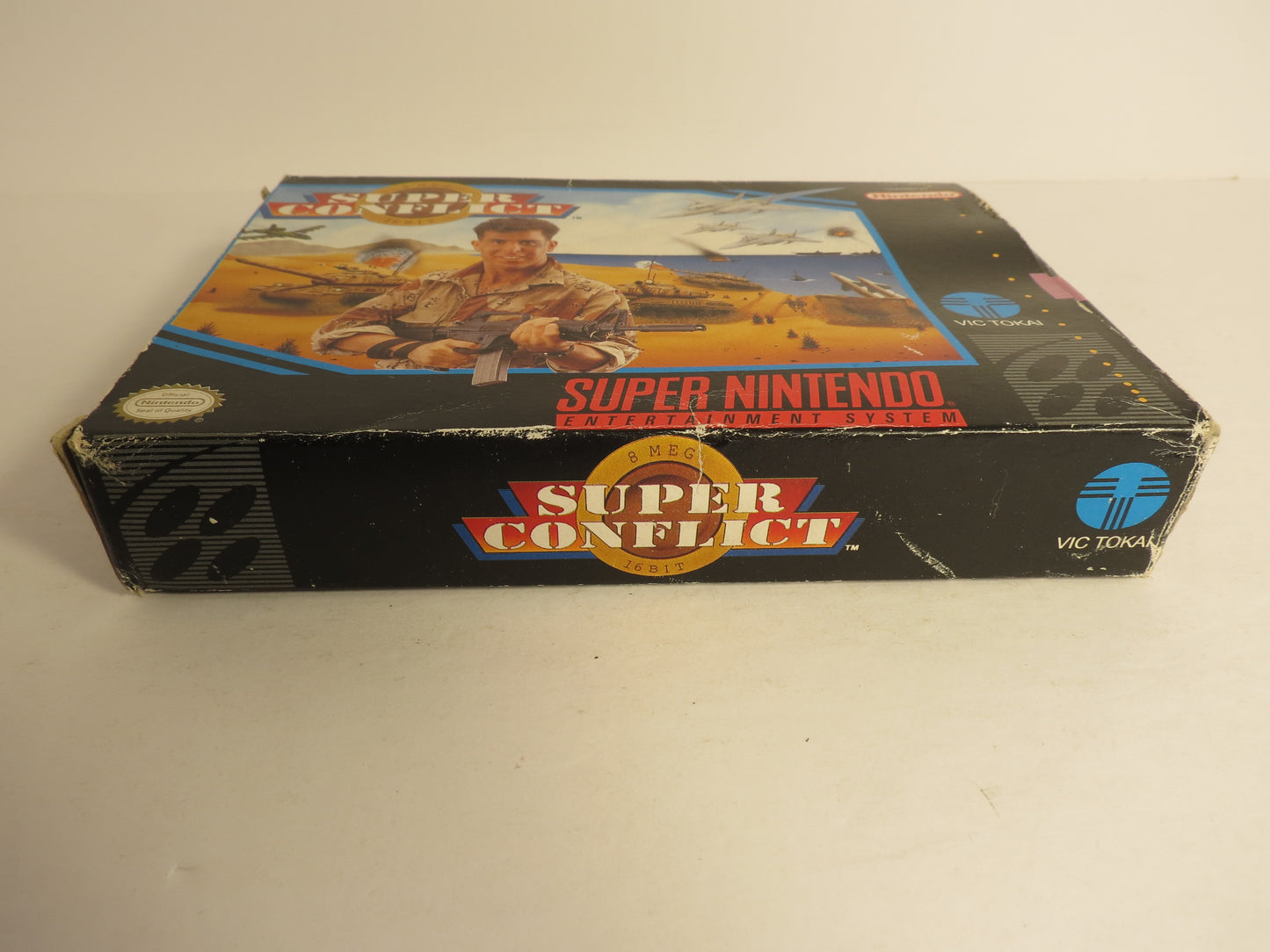 Super Conflict Super Nintendo SNES Game CIB Complete