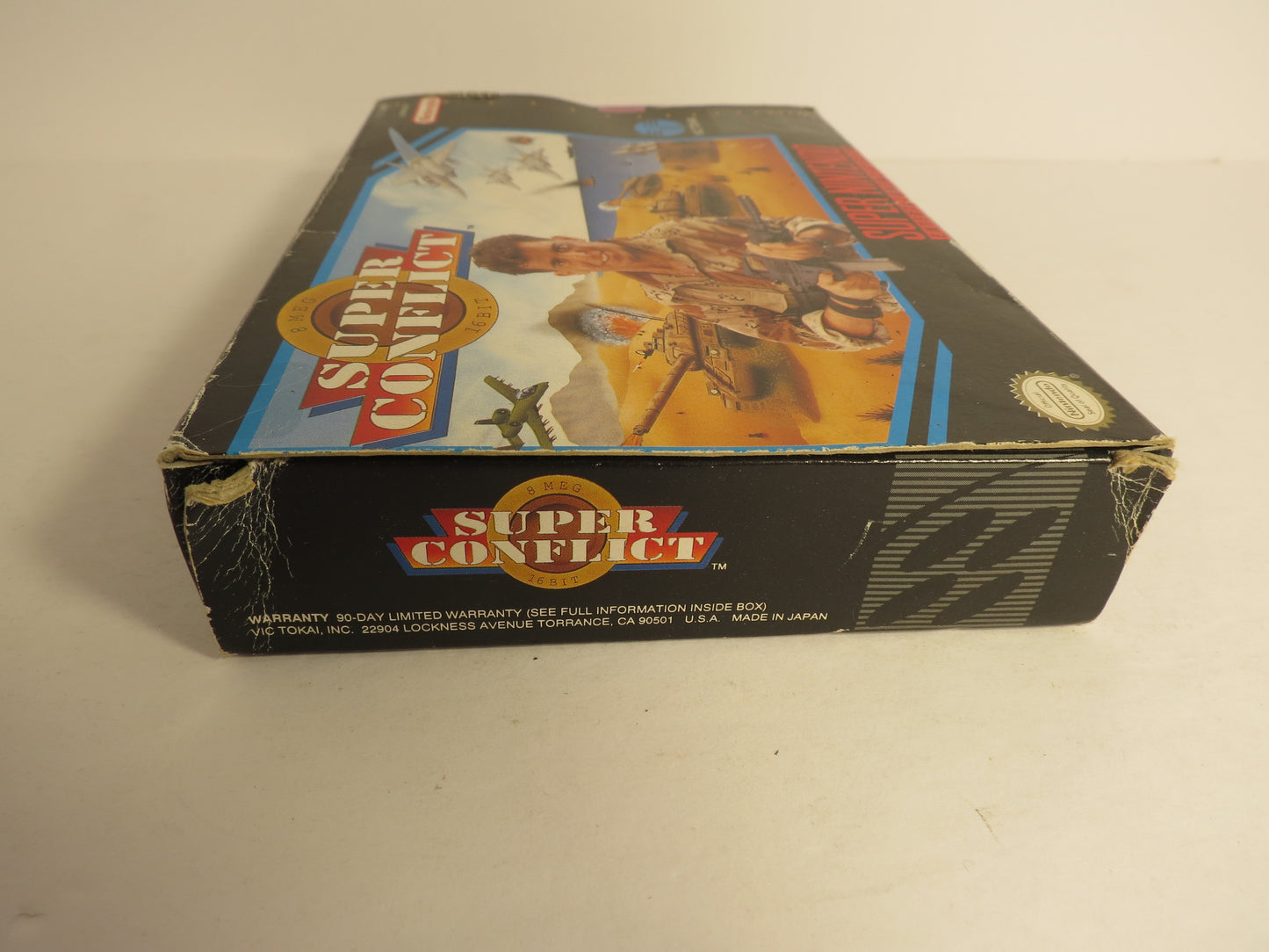 Super Conflict Super Nintendo SNES Game CIB Complete