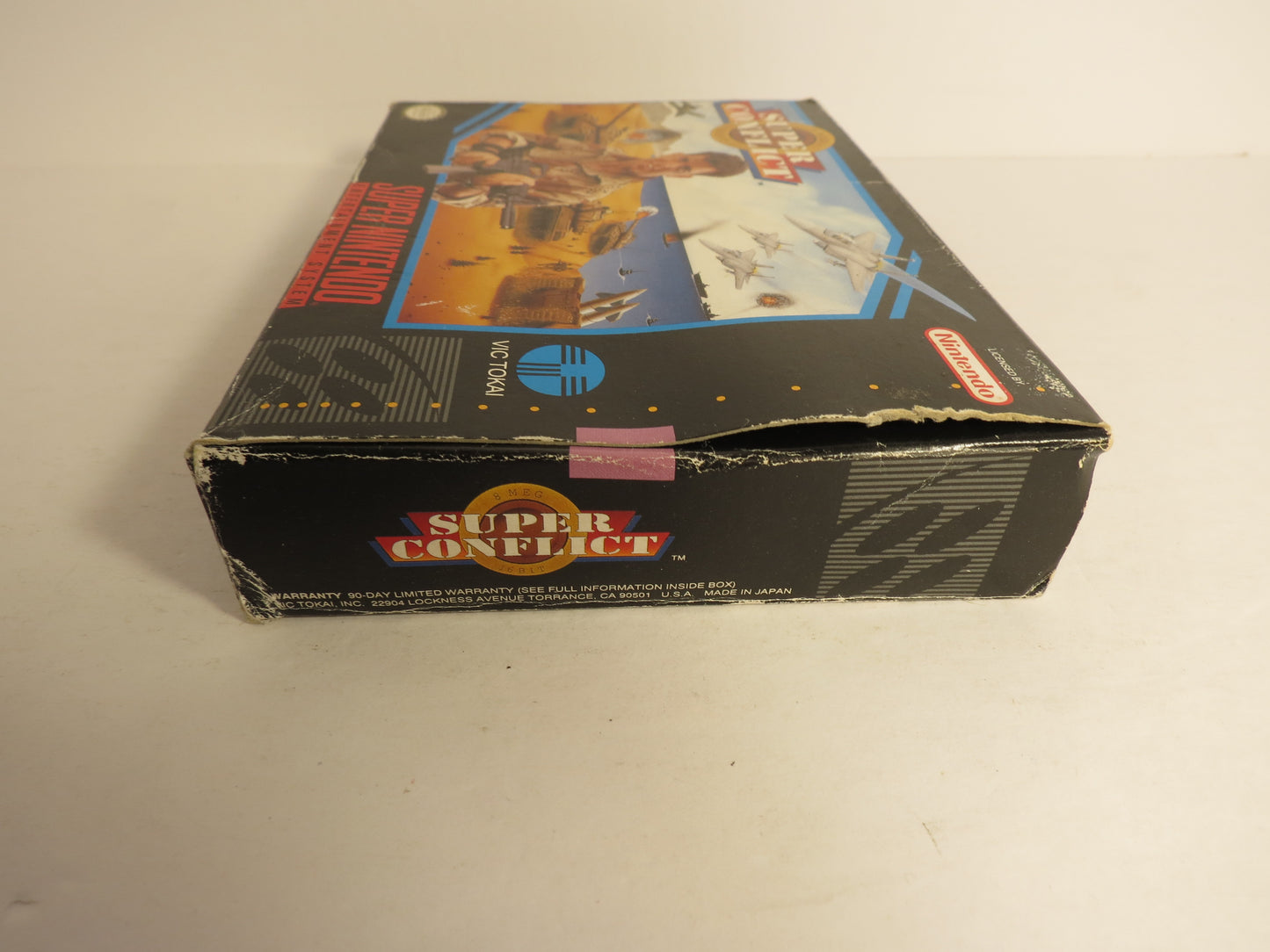 Super Conflict Super Nintendo SNES Game CIB Complete