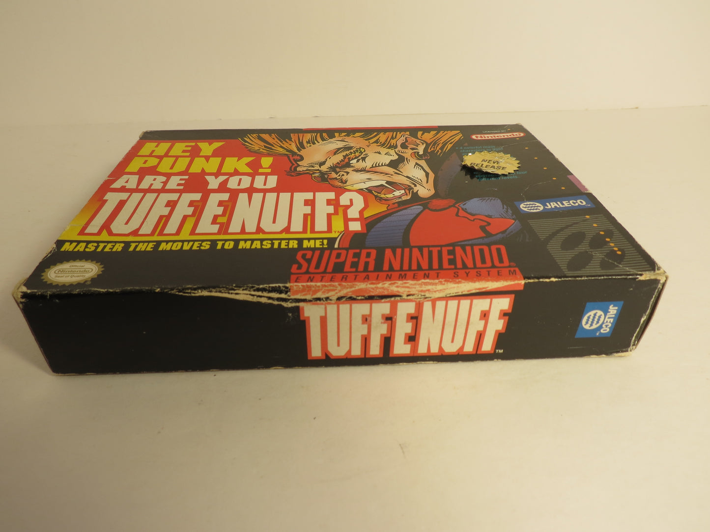 Hey Punk! Are You Tuff Enuff? Super Nintendo SNES Game CIB Complete