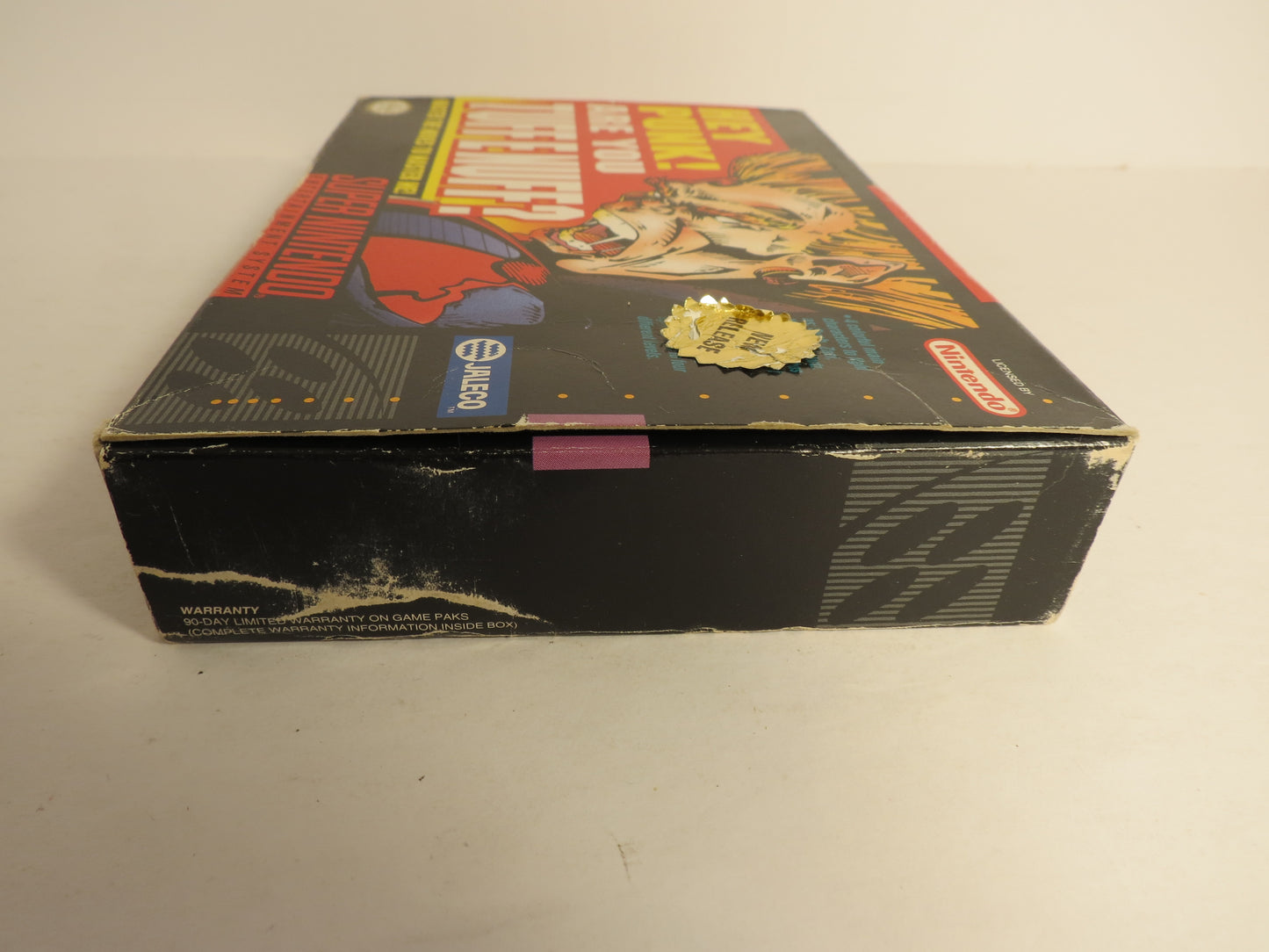 Hey Punk! Are You Tuff Enuff? Super Nintendo SNES Game CIB Complete