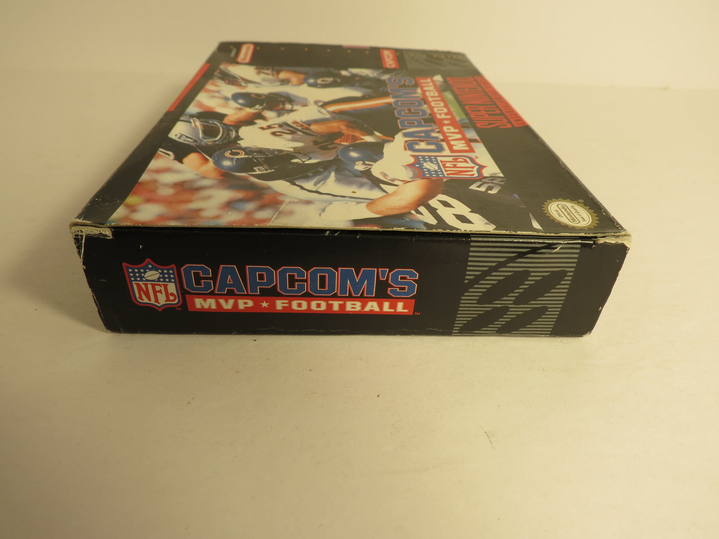 Capcom's MVP Football NFL Super Nintendo SNES Game CIB Complete