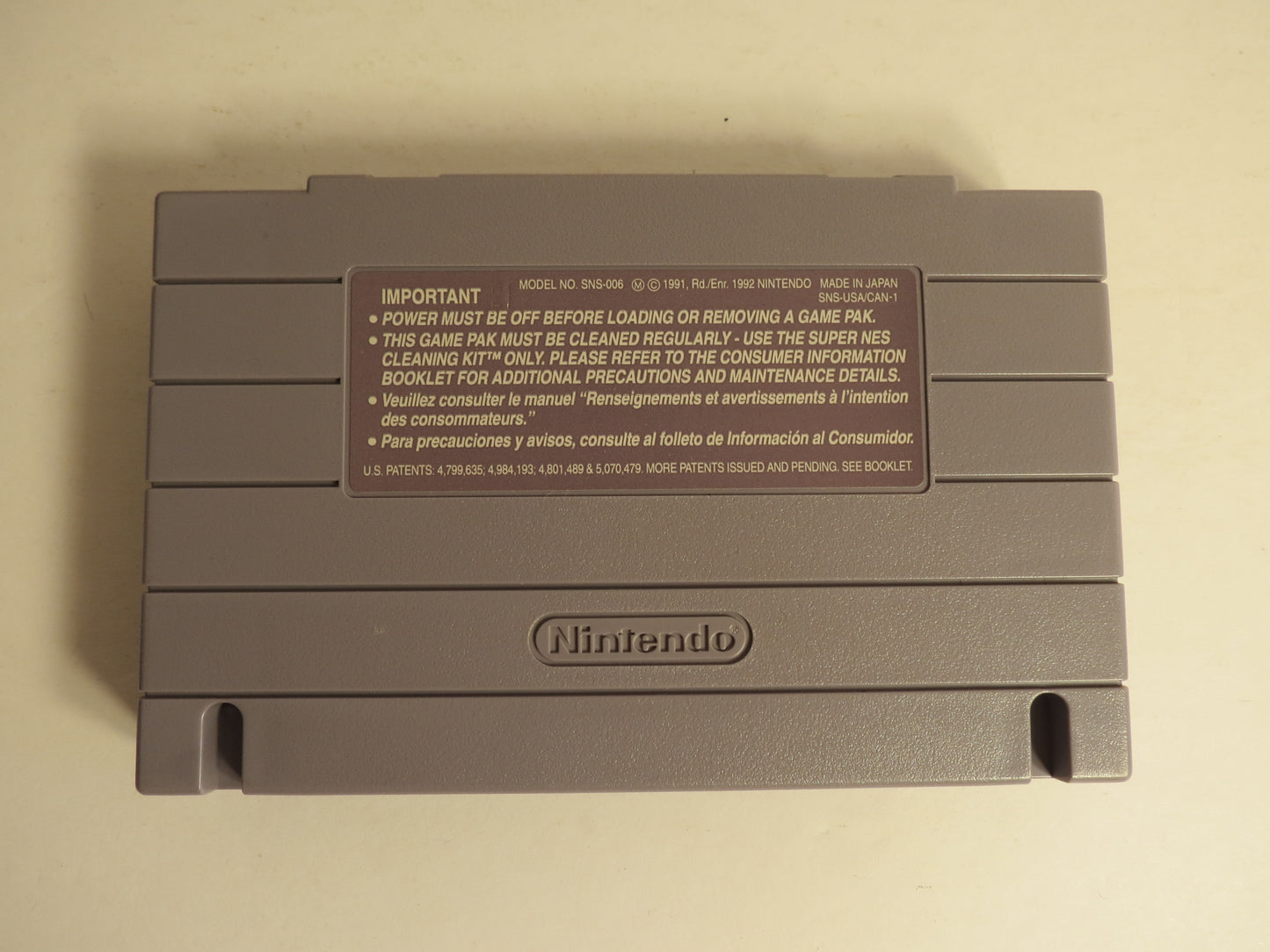 Tony Meola's Sidekicks Soccer Super Nintendo SNES Game CB