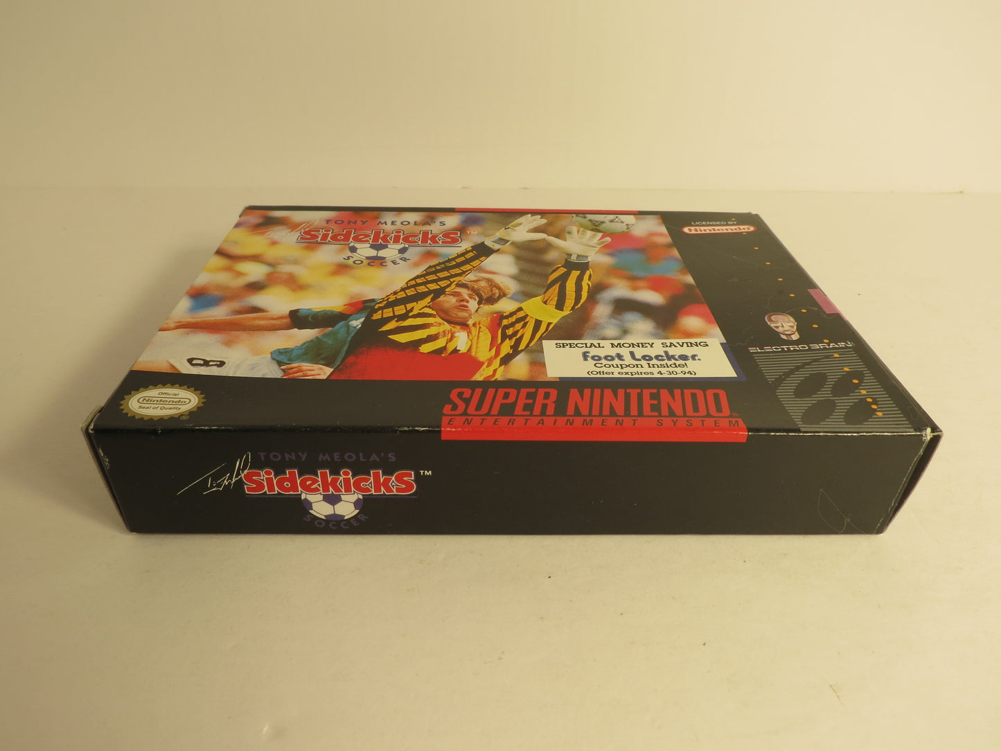 Tony Meola's Sidekicks Soccer Super Nintendo SNES Game CB