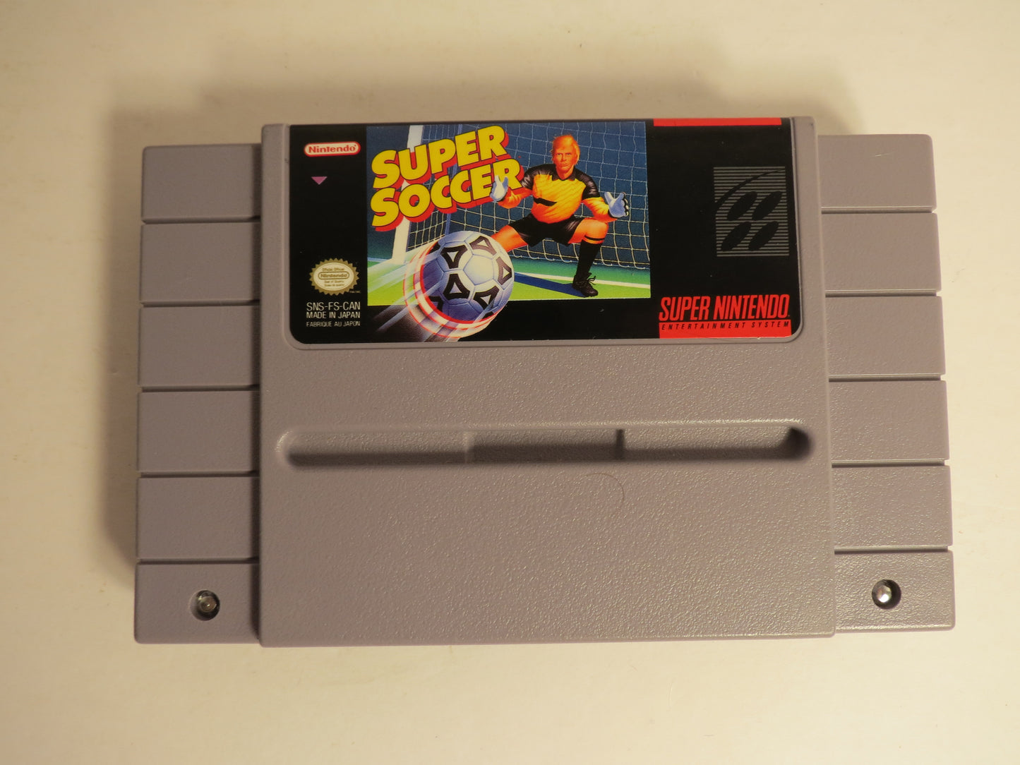 Super Soccer Super Nintendo SNES Game CIB Complete