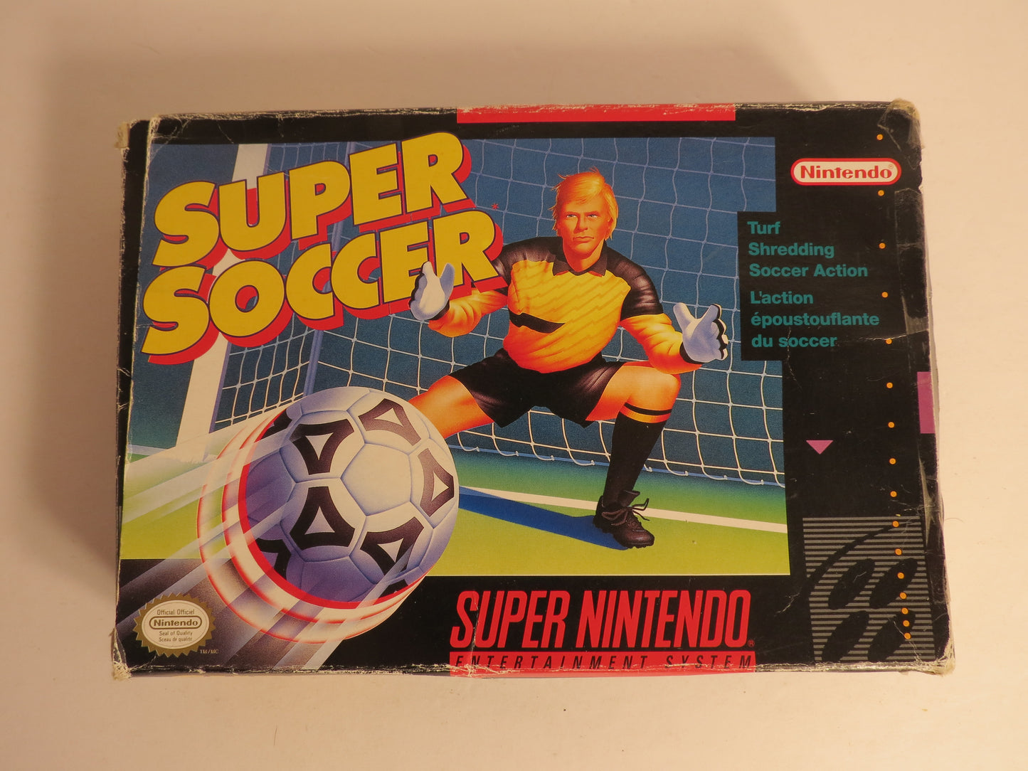 Super Soccer Super Nintendo SNES Game CIB Complete