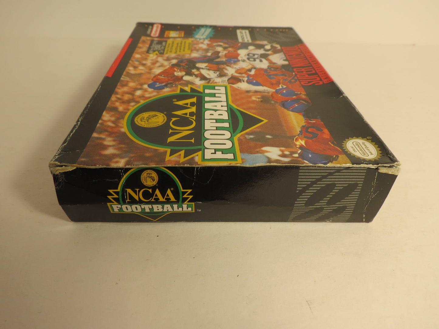 NCAA Football Super Nintendo SNES Game CIB Complete