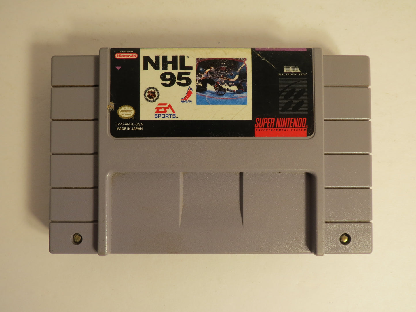 NHL '95 Super Nintendo SNES Game CB