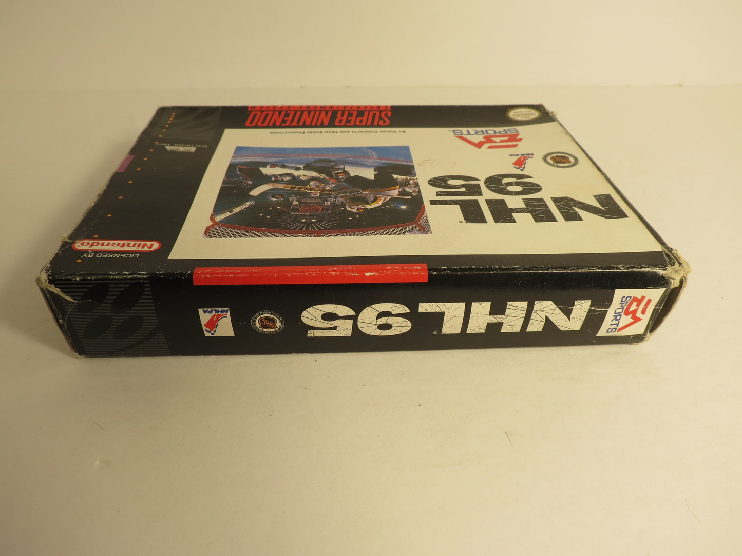 NHL '95 Super Nintendo SNES Game CB