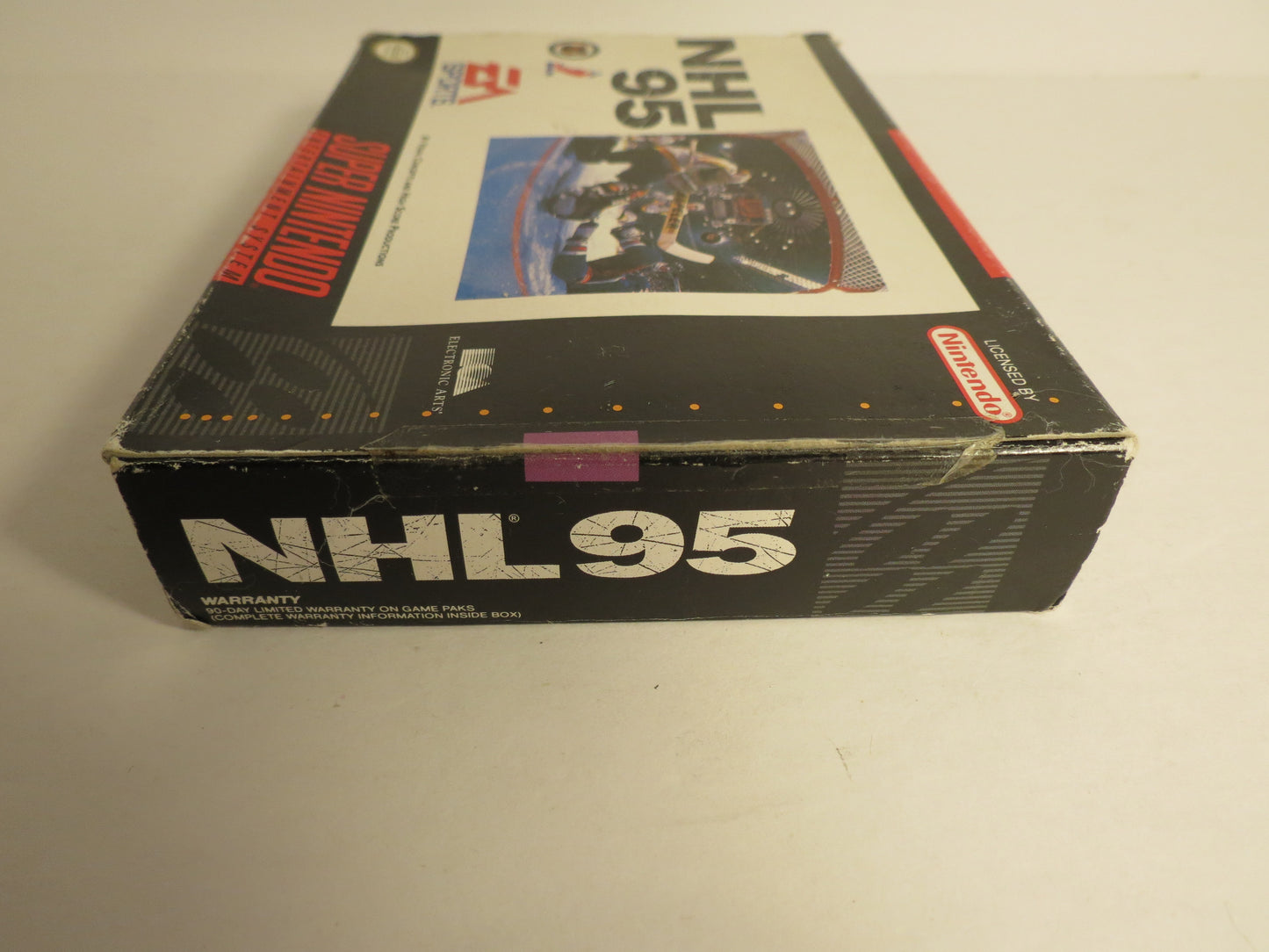 NHL '95 Super Nintendo SNES Game CB
