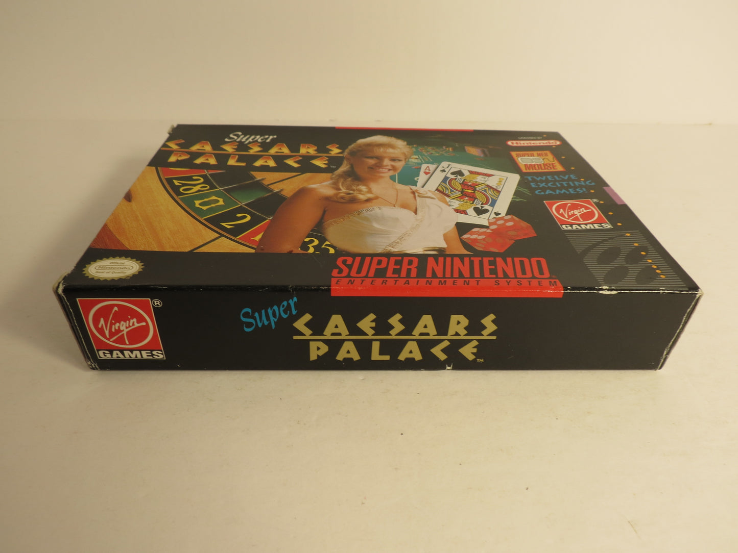 Super Caesars Palace Super Nintendo SNES Game CIB Complete