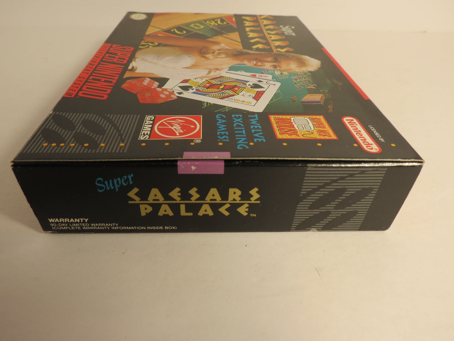 Super Caesars Palace Super Nintendo SNES Game CIB Complete