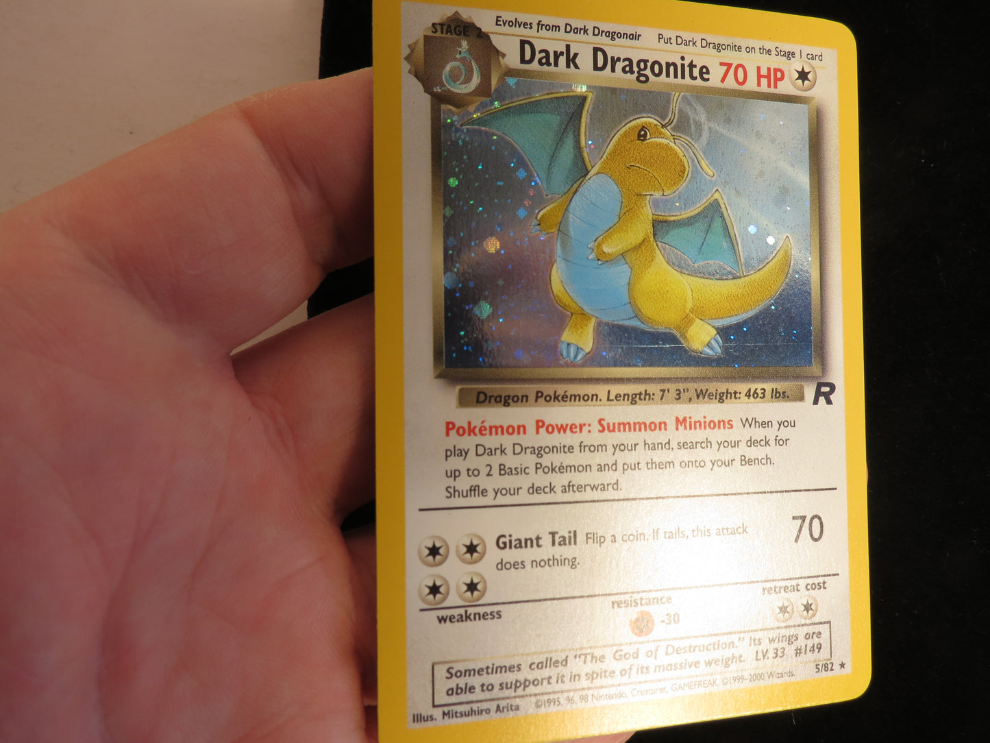 Dark Dragonite (5) 5/82 - Team Rocket Unlimited Holofoil