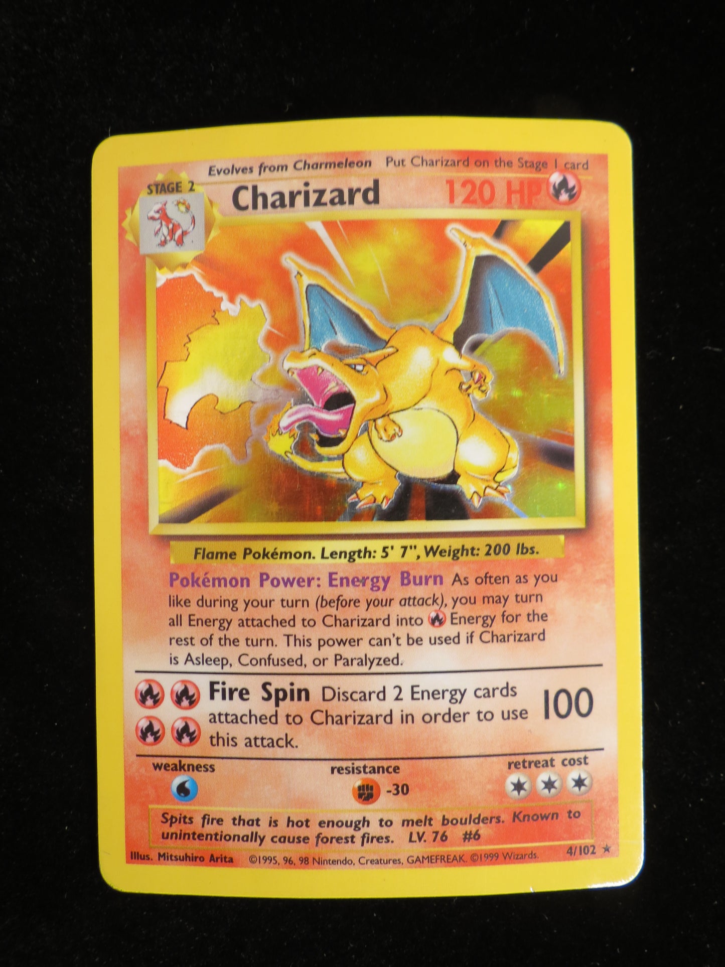 Charizard 4/102 - Base Set Holofoil