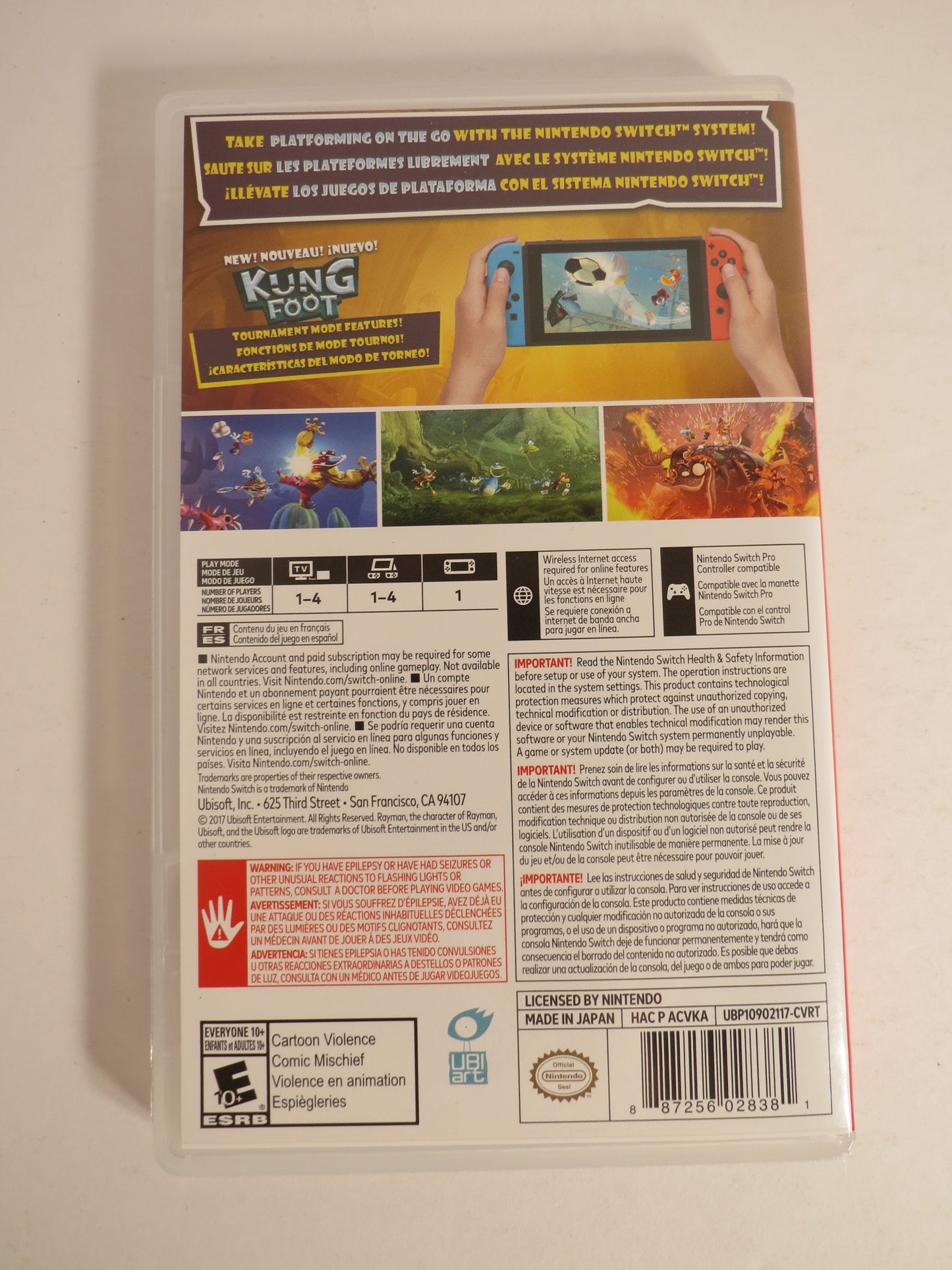 Rayman Legends Definitive Edition Nintendo Switch Game CB